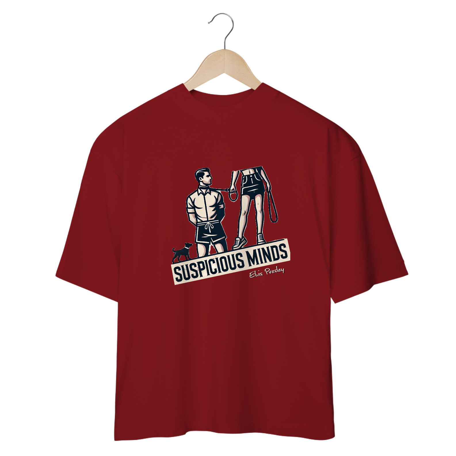 Nome do produto: Camiseta Oversized Suspicious Minds