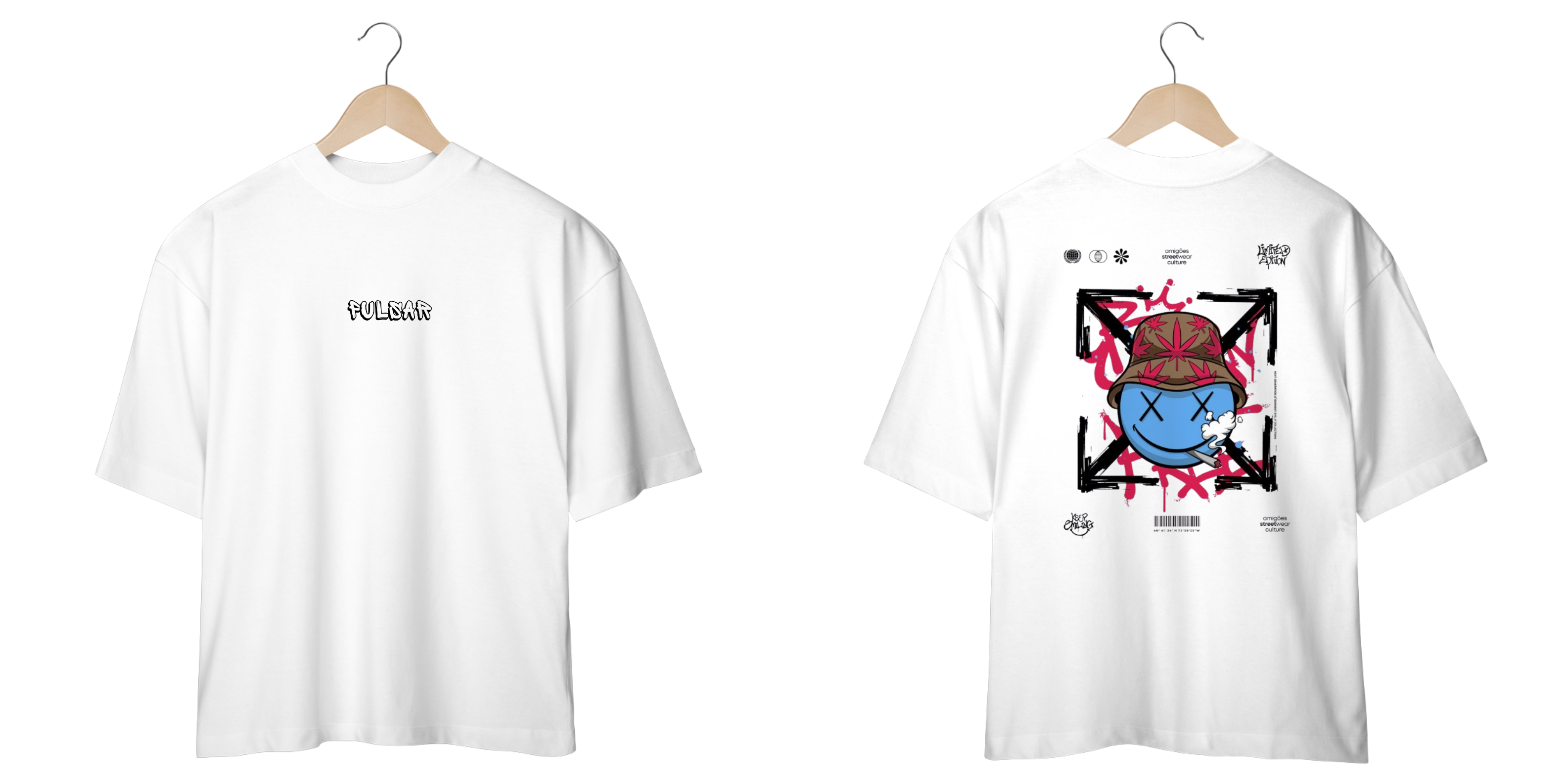 Nome do produto: Camiseta Oversized High Amigões