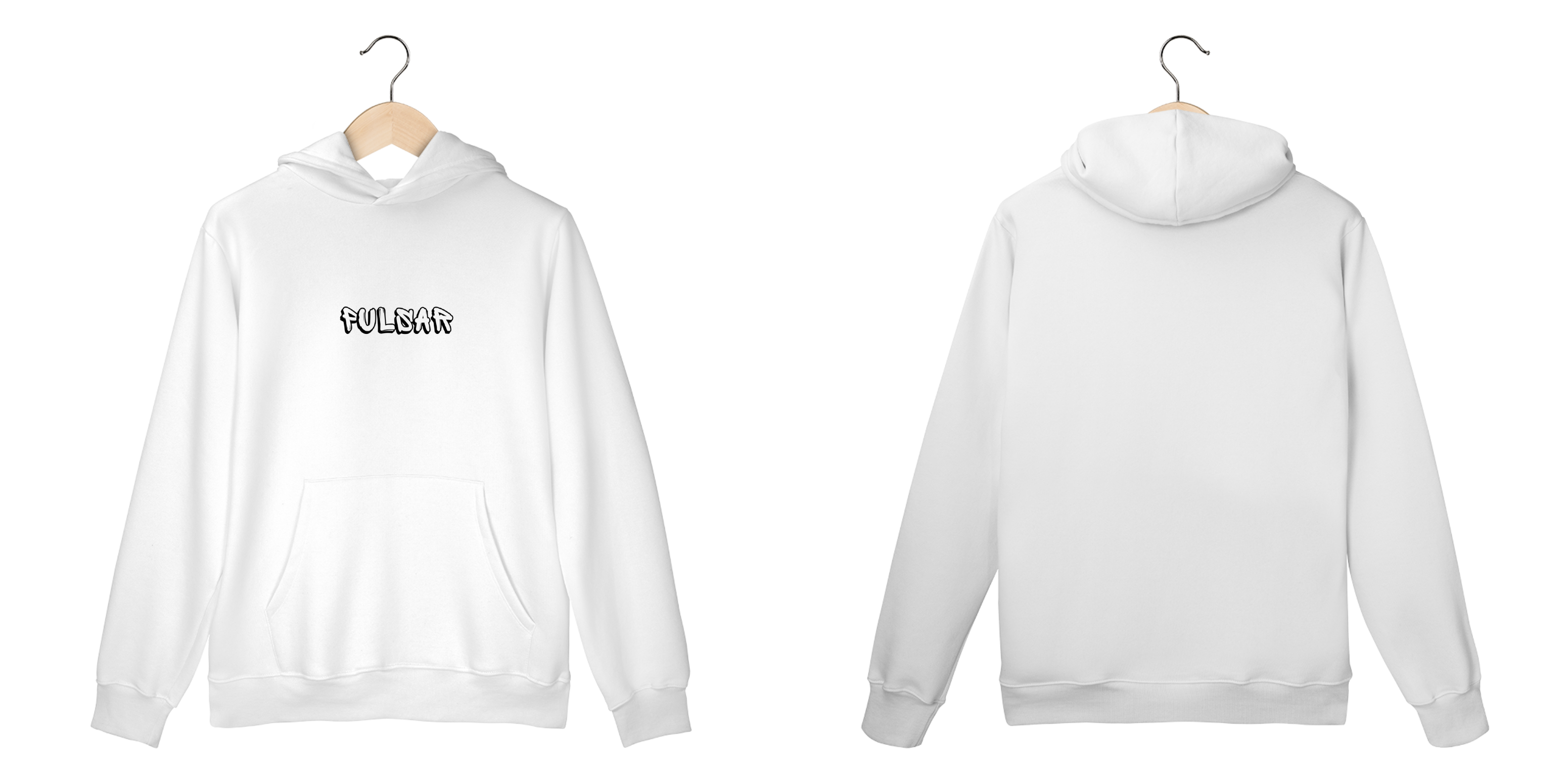 Nome do produto: Blusa Moletom Canguru Branco 