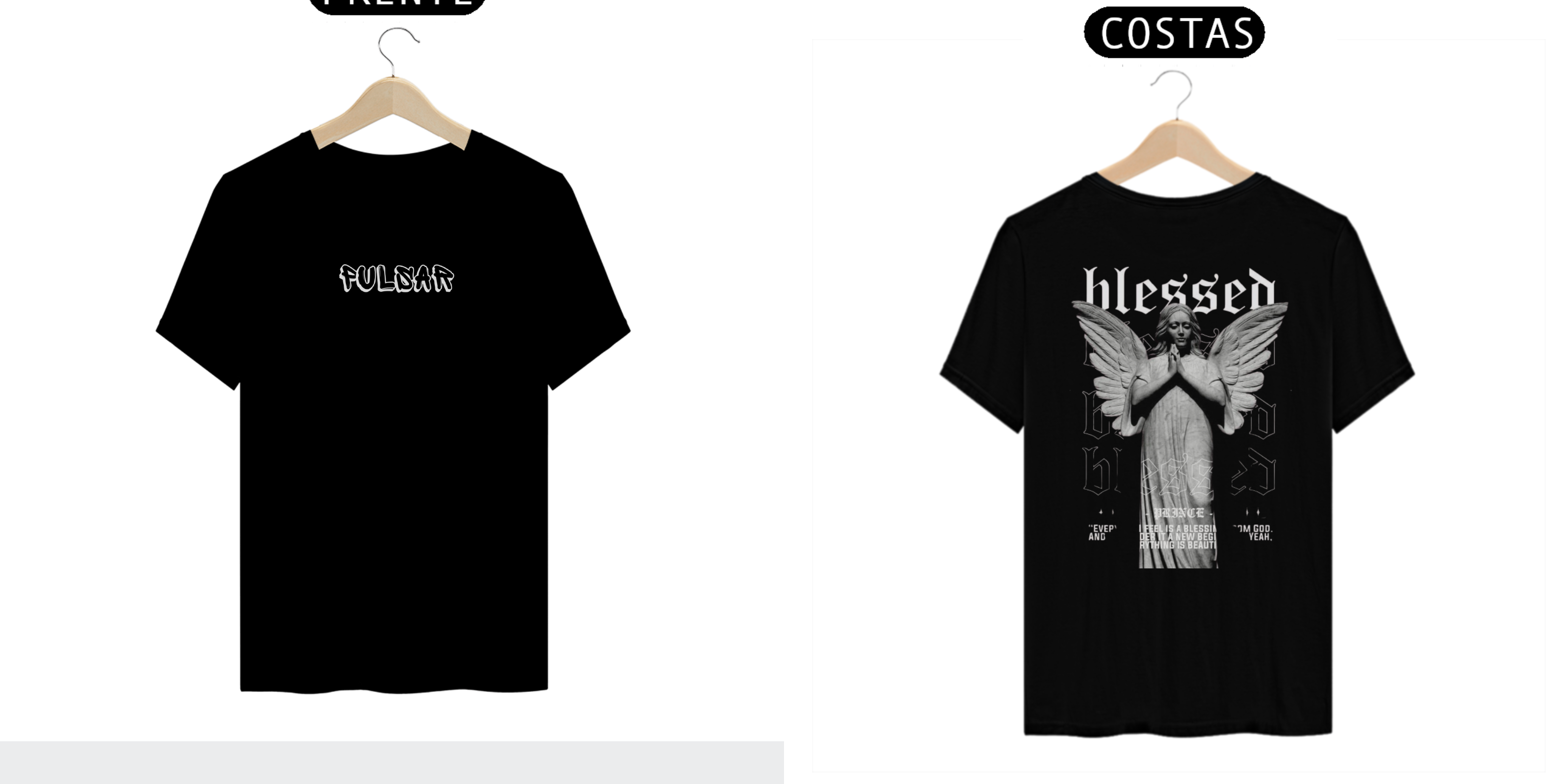 Nome do produto: Camiseta  T-Shirt Quality Blessed