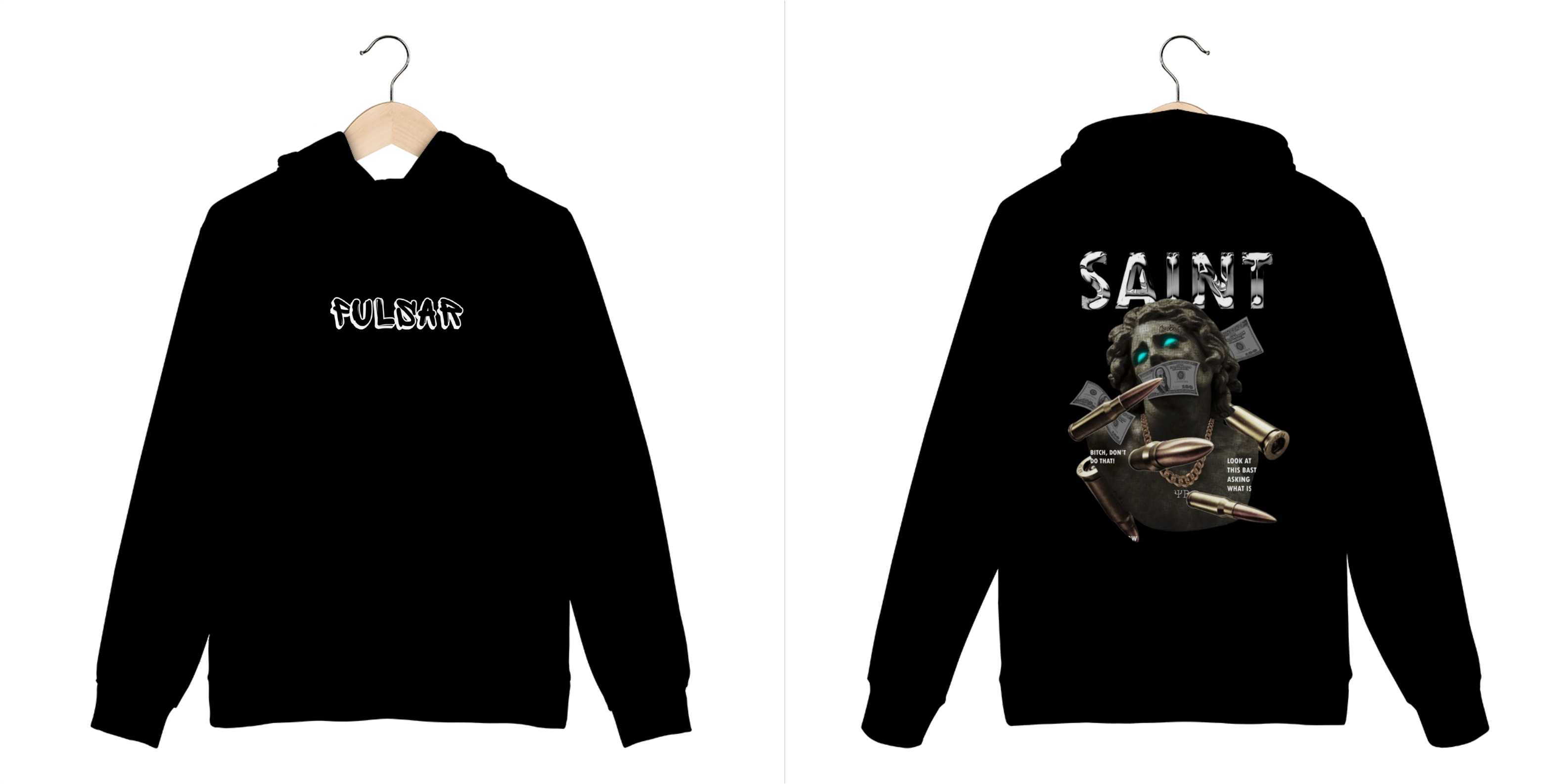 Nome do produto: Moletom Preto Saint