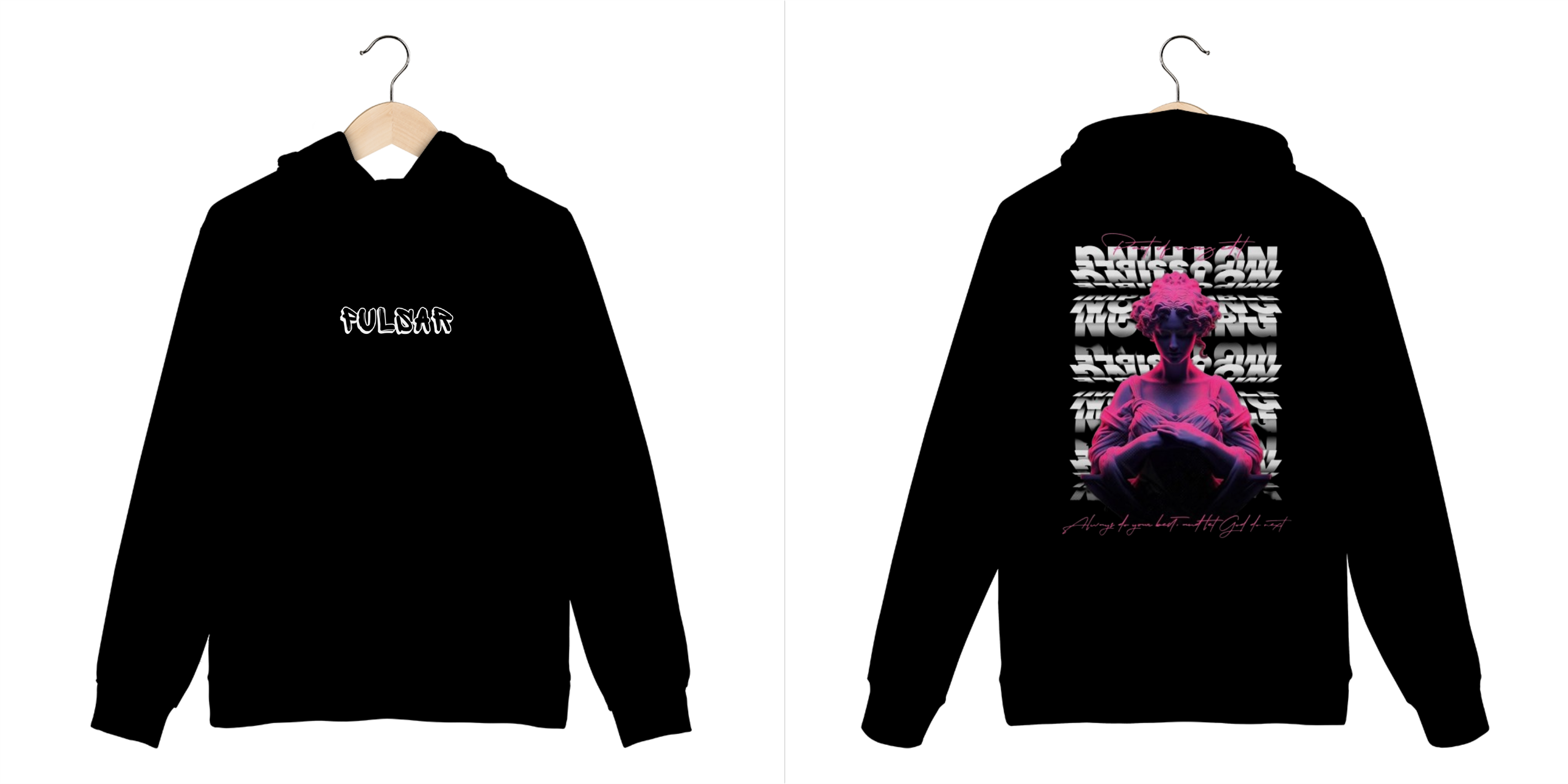 Nome do produto: Blusa Moletom Canguru Preto 