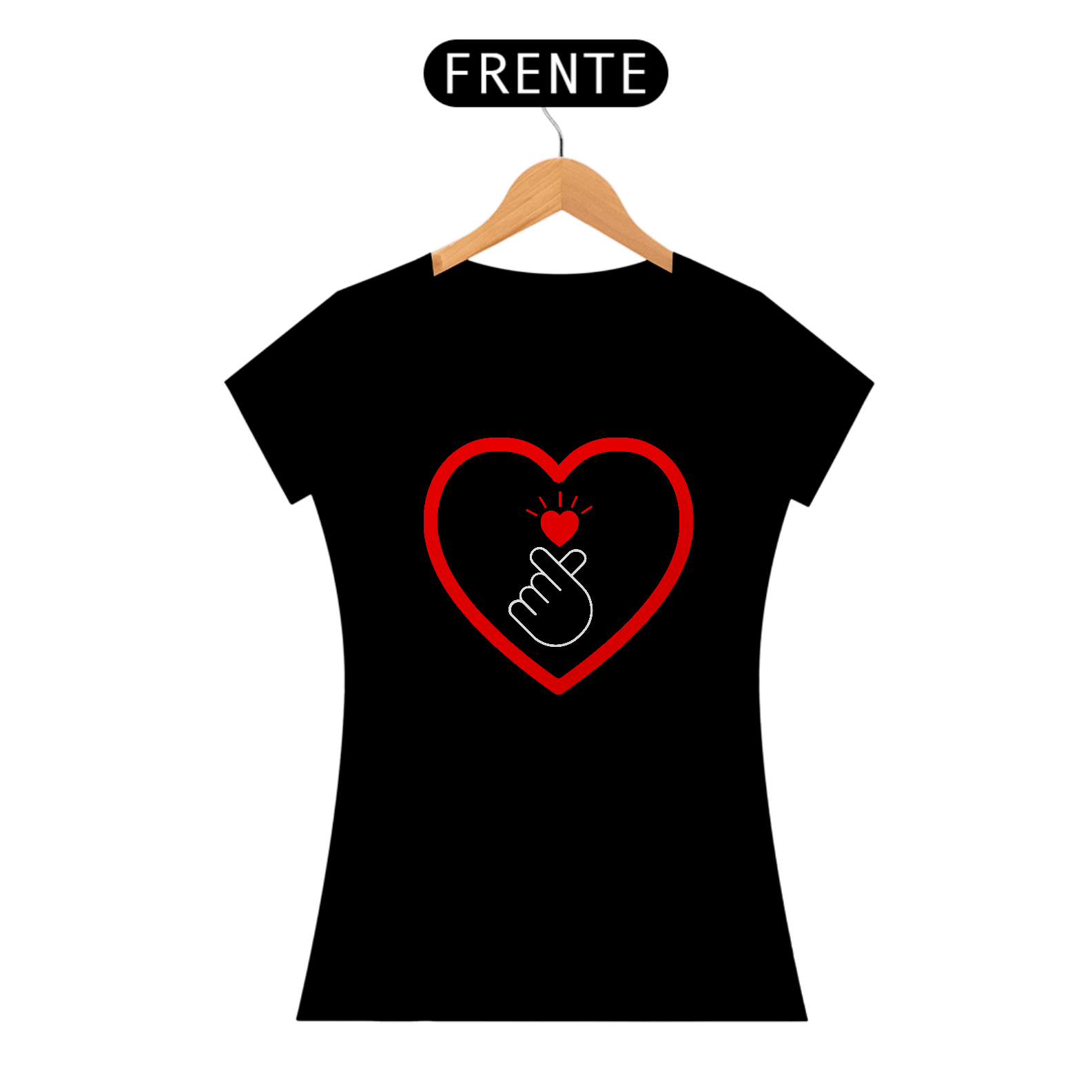 Camiseta Feminina | Coração K-Drama