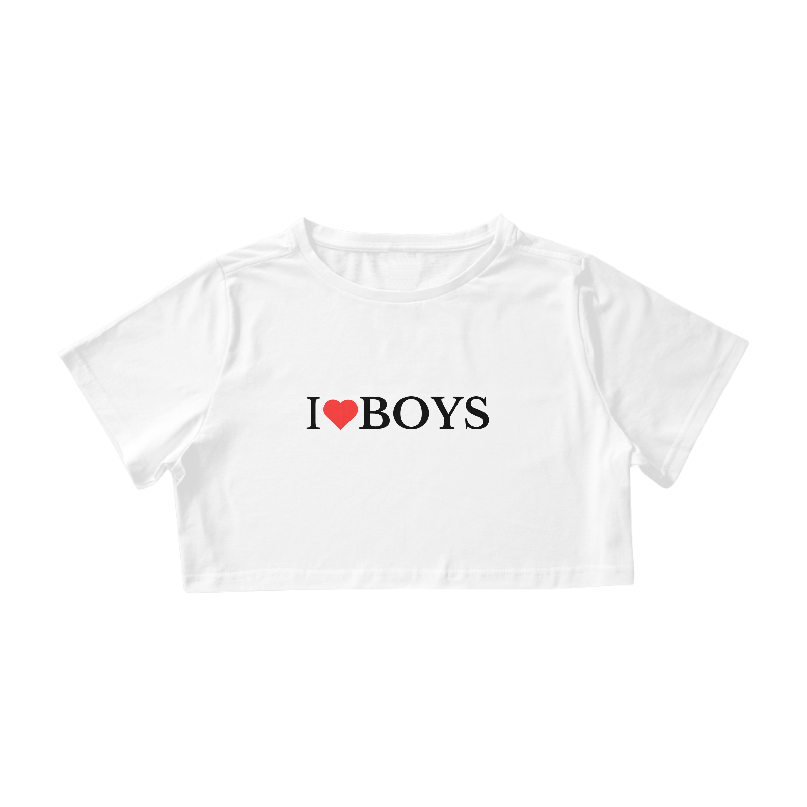 Nome do produto: Cropped - I Love Boys
