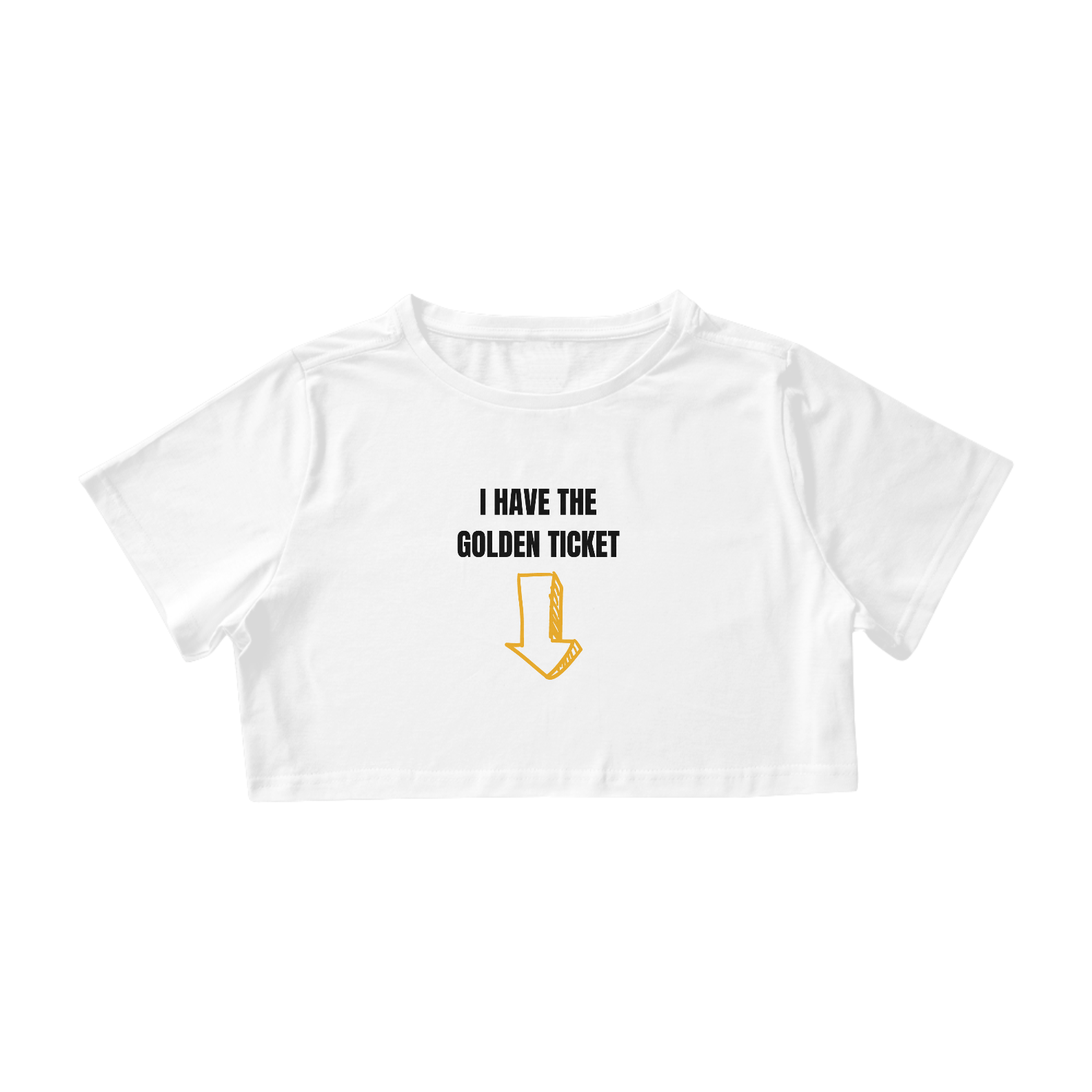 Nome do produto: Cropped - I Have The Golden Ticket