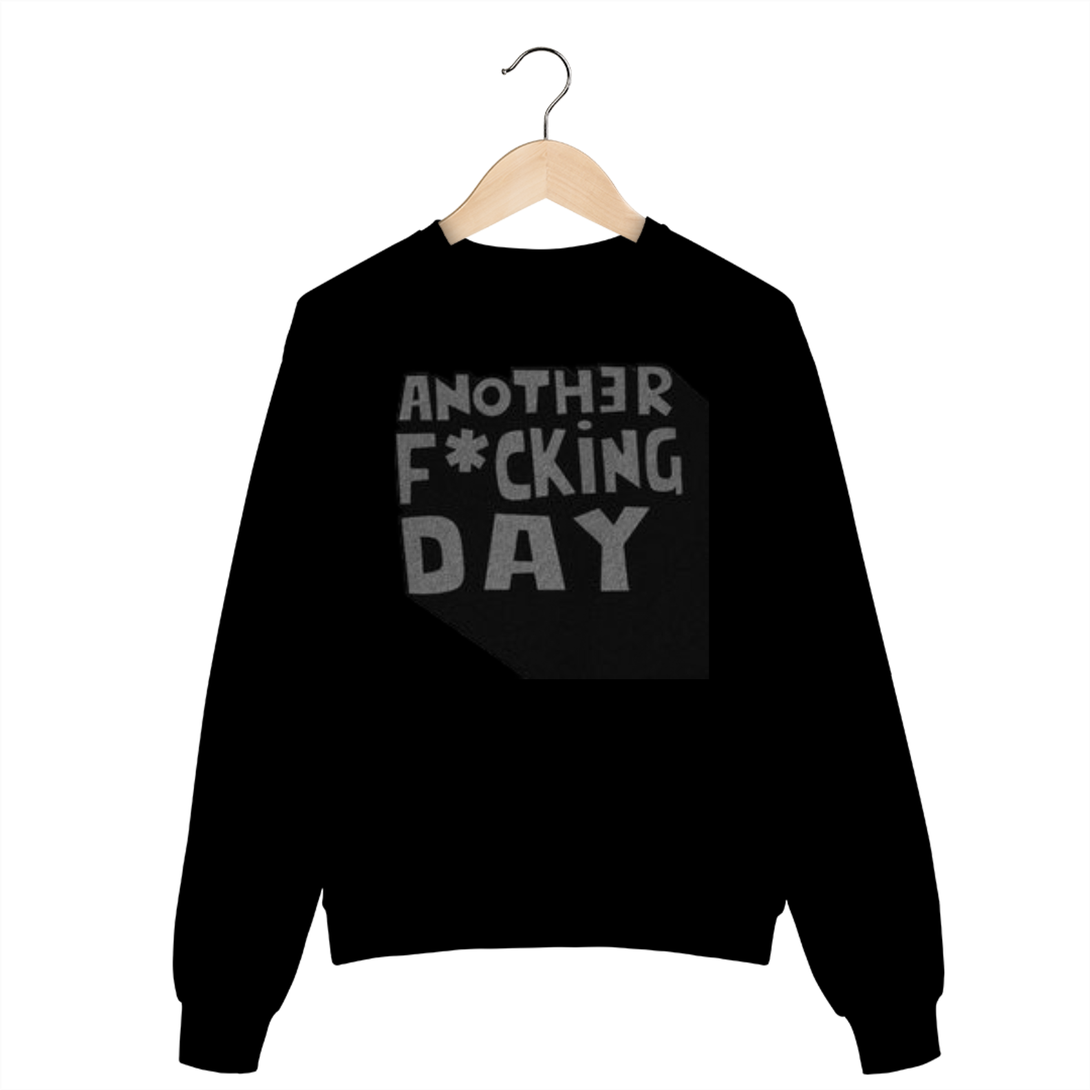 Nome do produto: Moletom Fechado Another Fucking Day – Drop ENFRENTE
