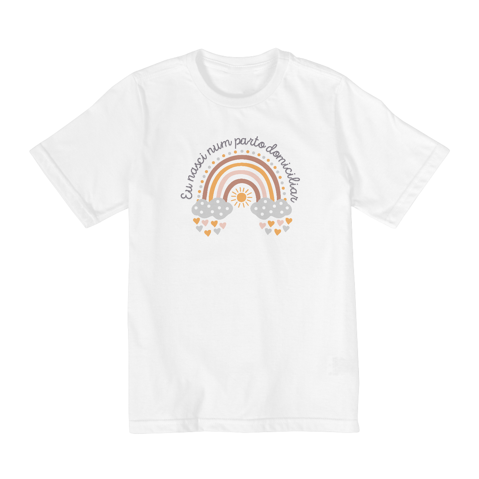 Nome do produto: Camiseta Infantil - Arco íris