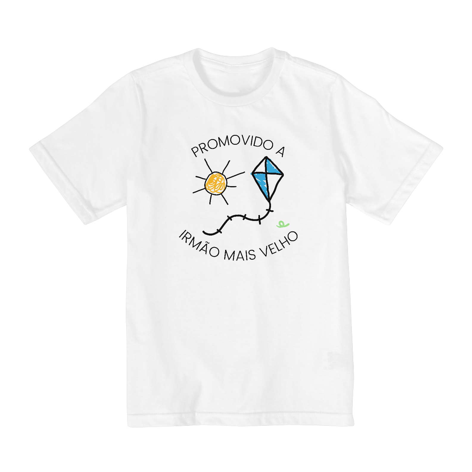 Nome do produto: Camiseta Infantil - Promovido a irmão mais velho