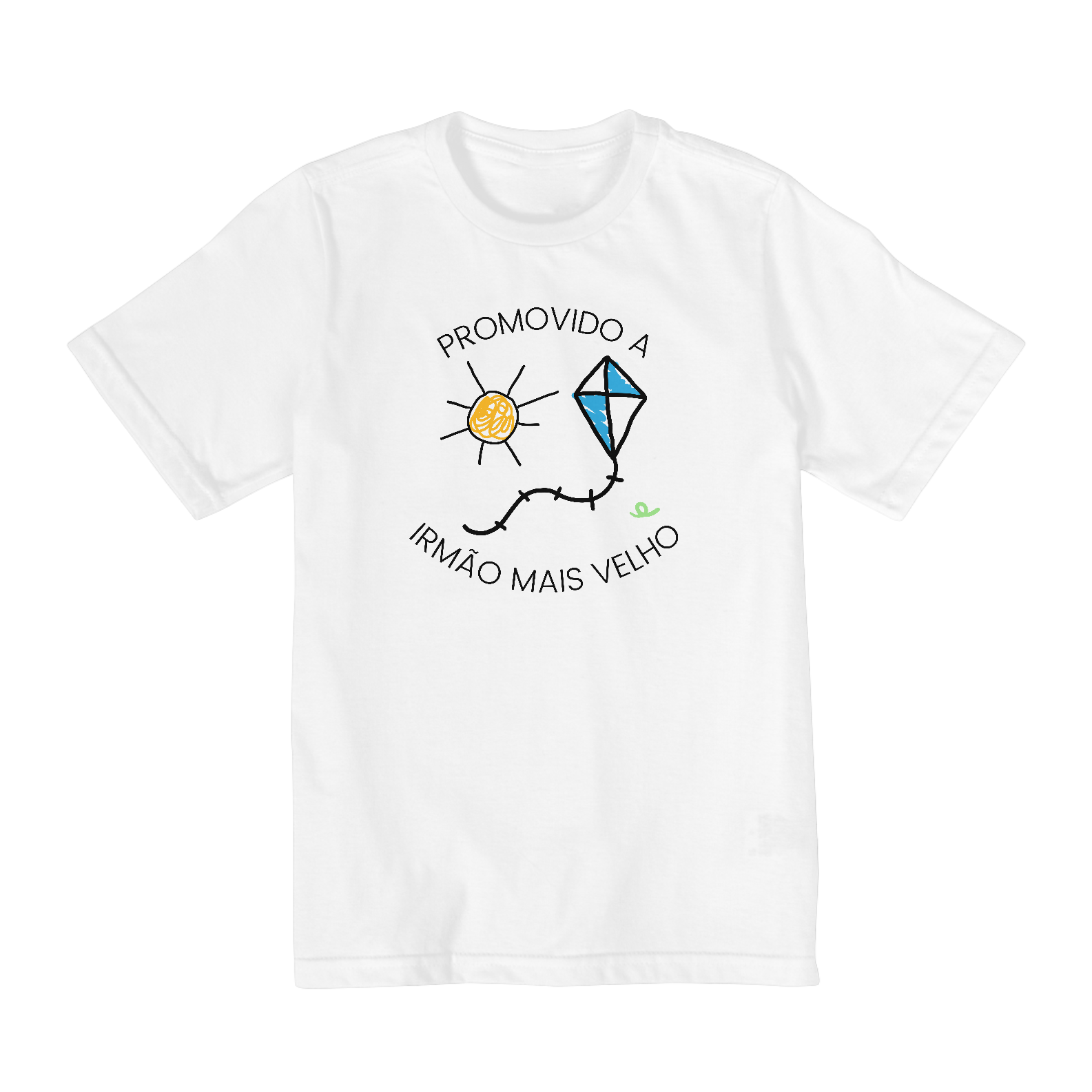 Nome do produto: Camiseta Infantil (10 a 14) - Promovido a irmão mais velho