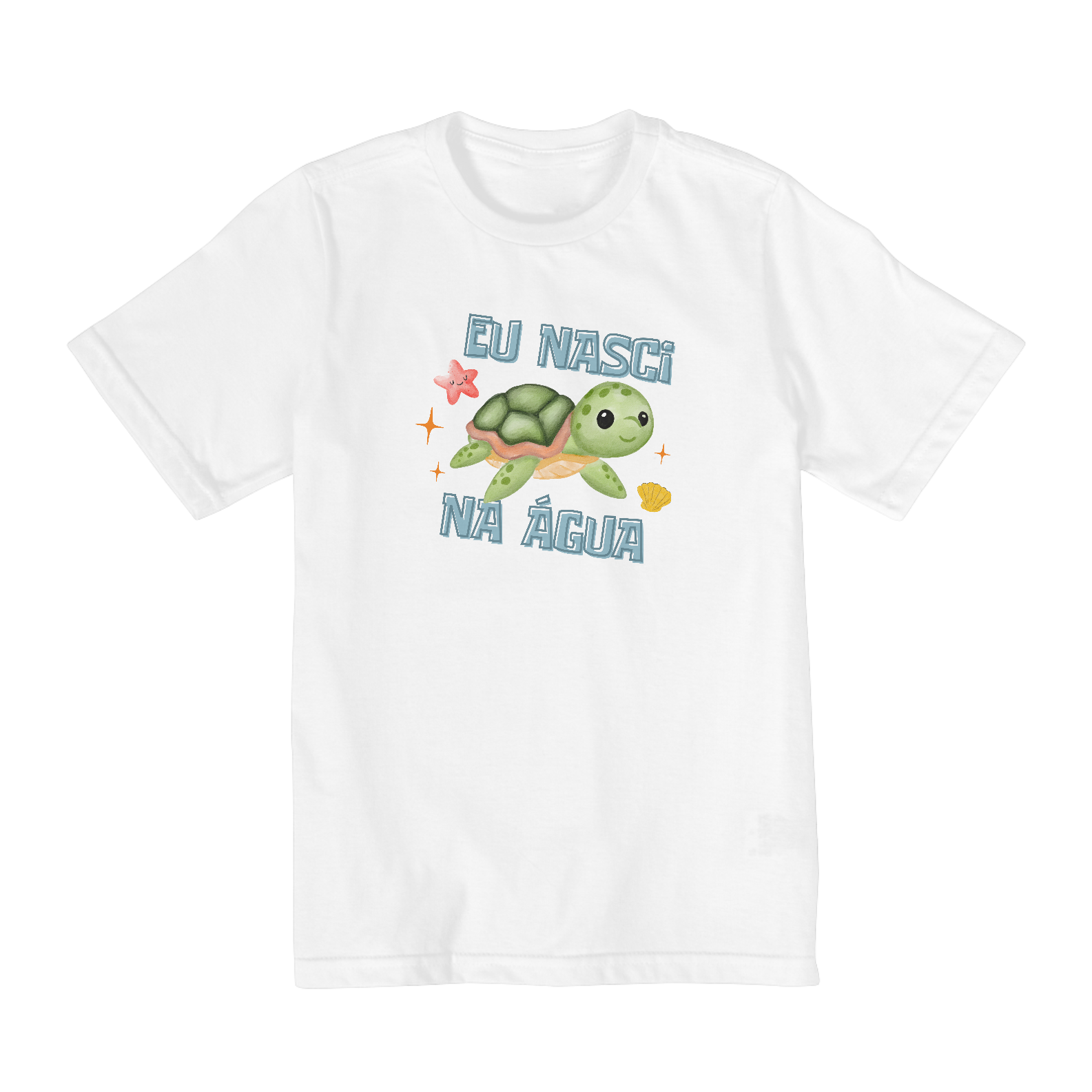 Nome do produto: Camiseta Infantil - Tartaruga