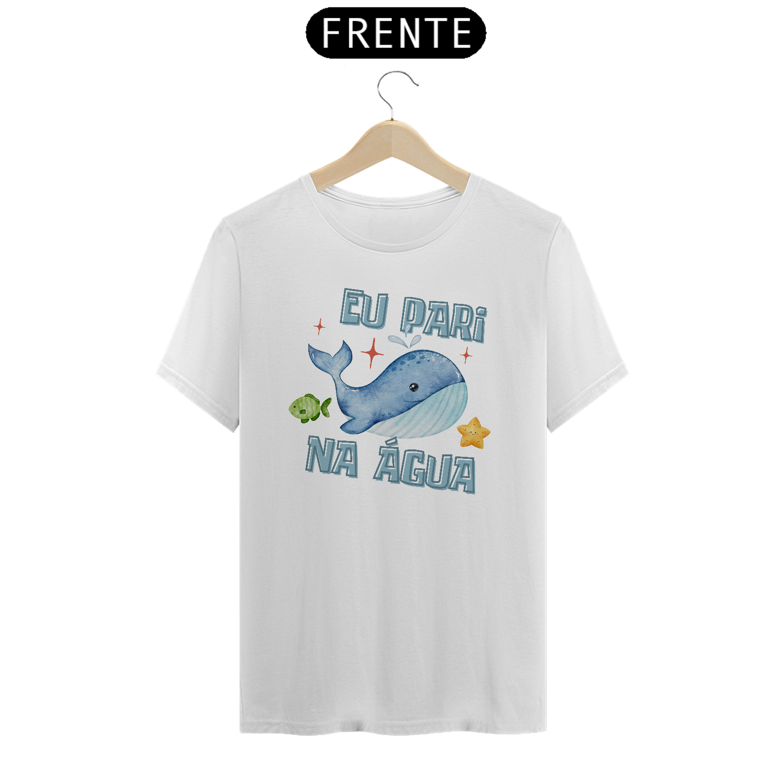 Nome do produto: T-shirt - Baleia