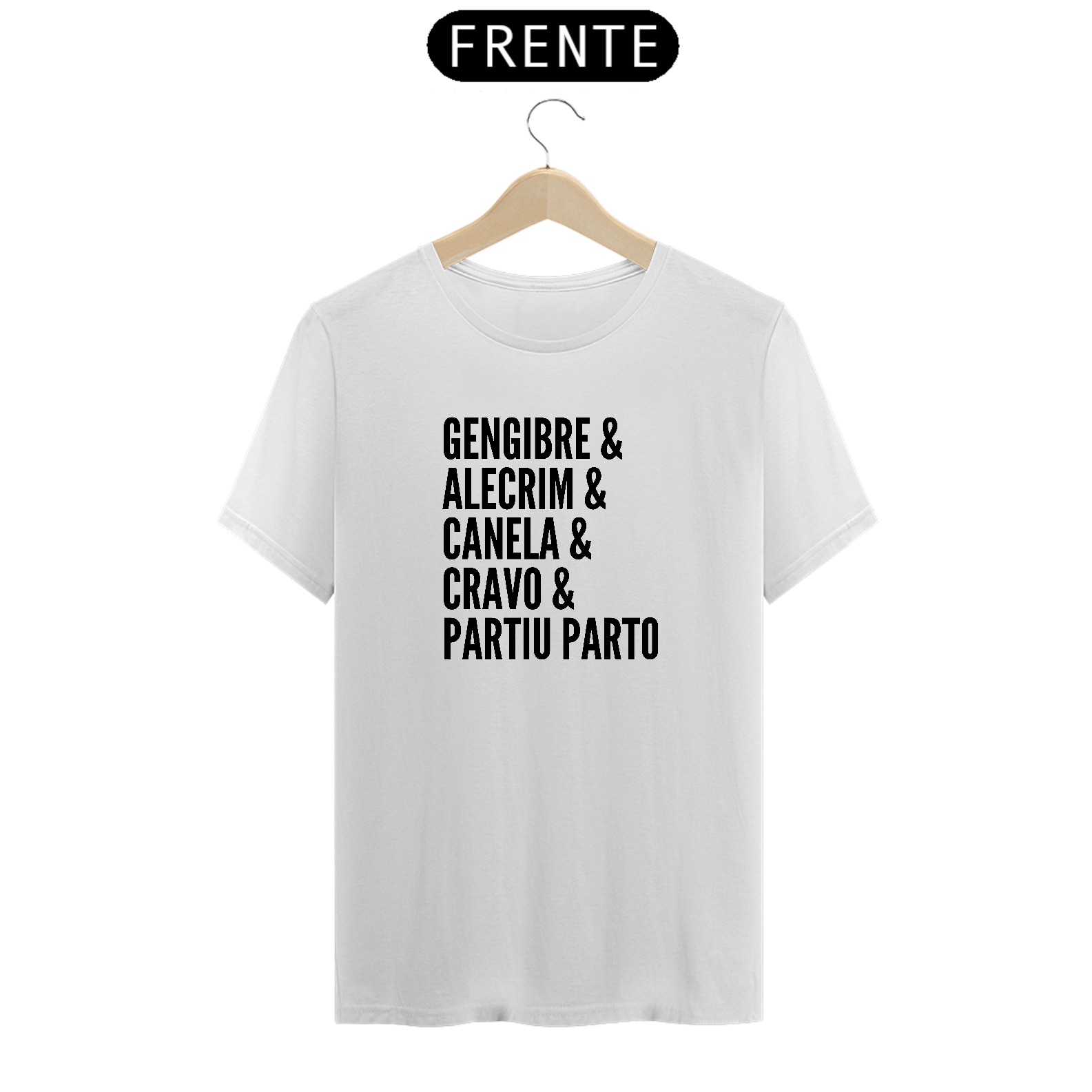 Nome do produto: T-shirt - Ervas partiu parto