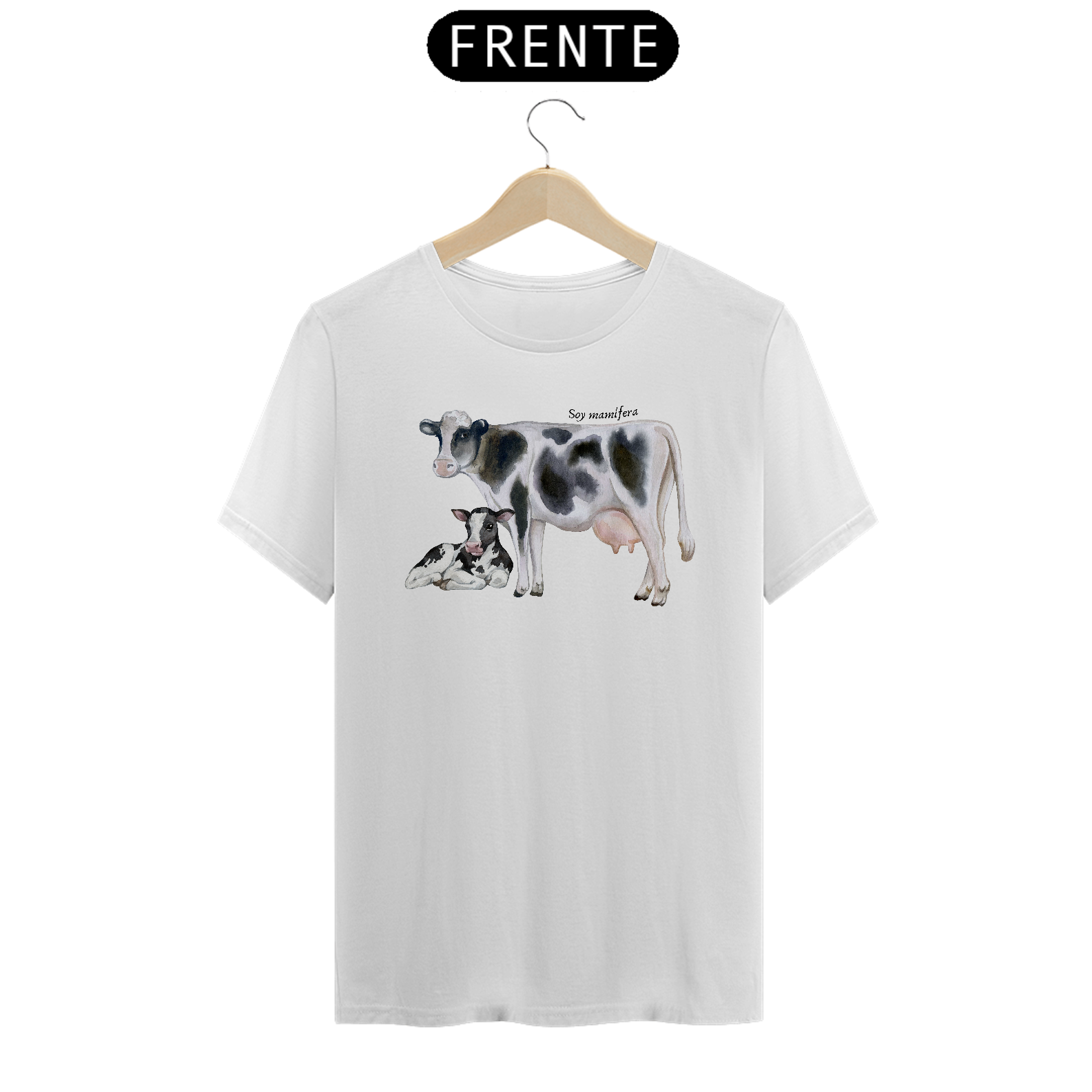 Nome do produto: T-shirt Mamíferas - Vaca