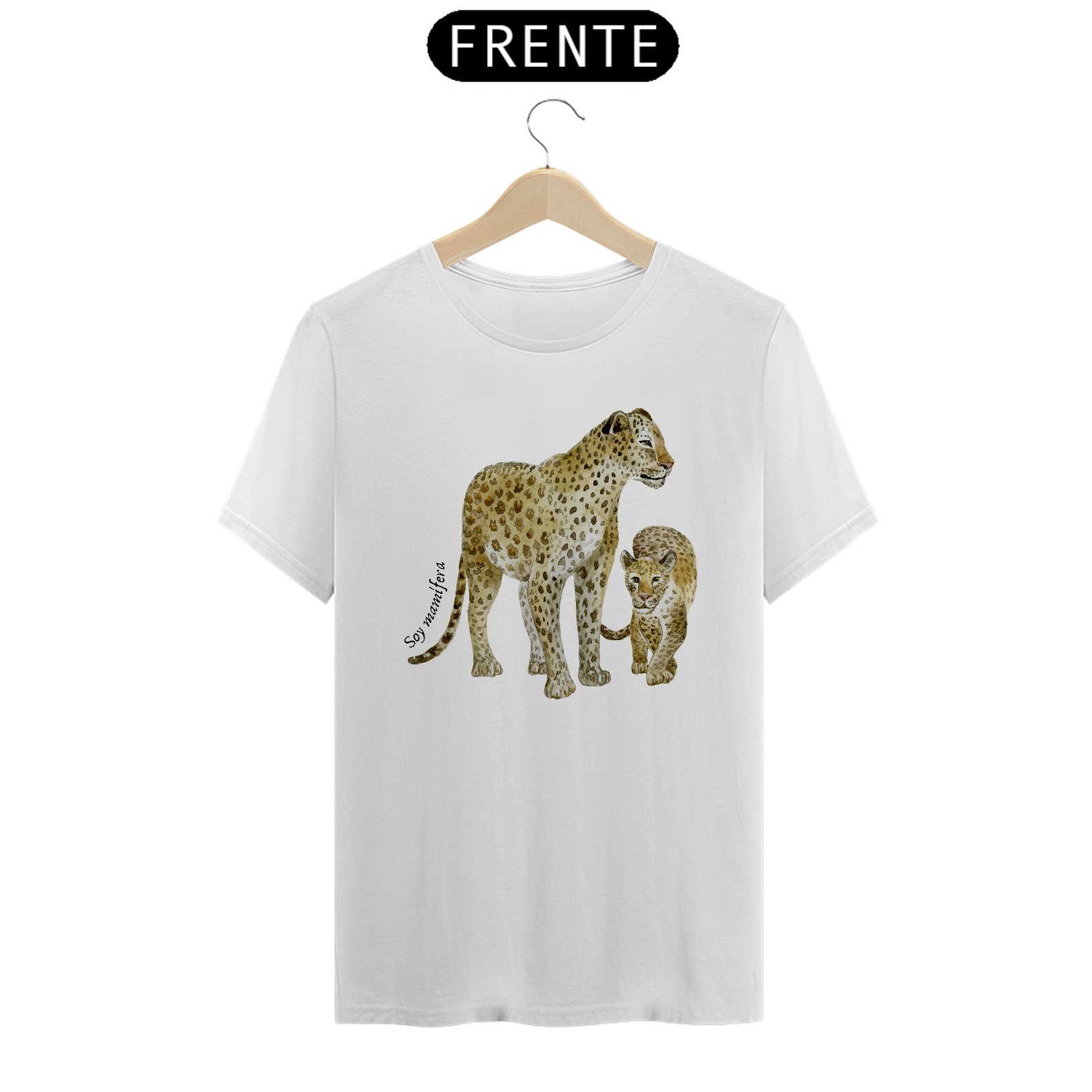 Nome do produto: T-shirt Mamíferas - Leopardo