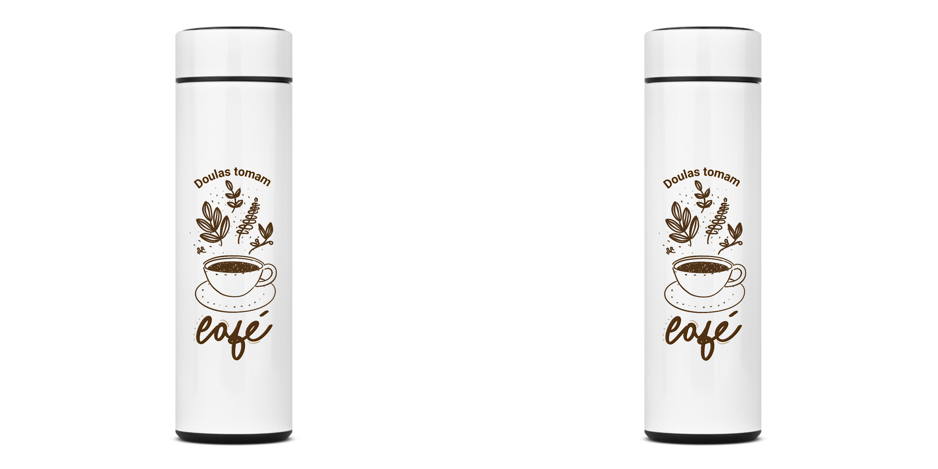 Nome do produto: Garrafa Térmica - Doulas tomam café
