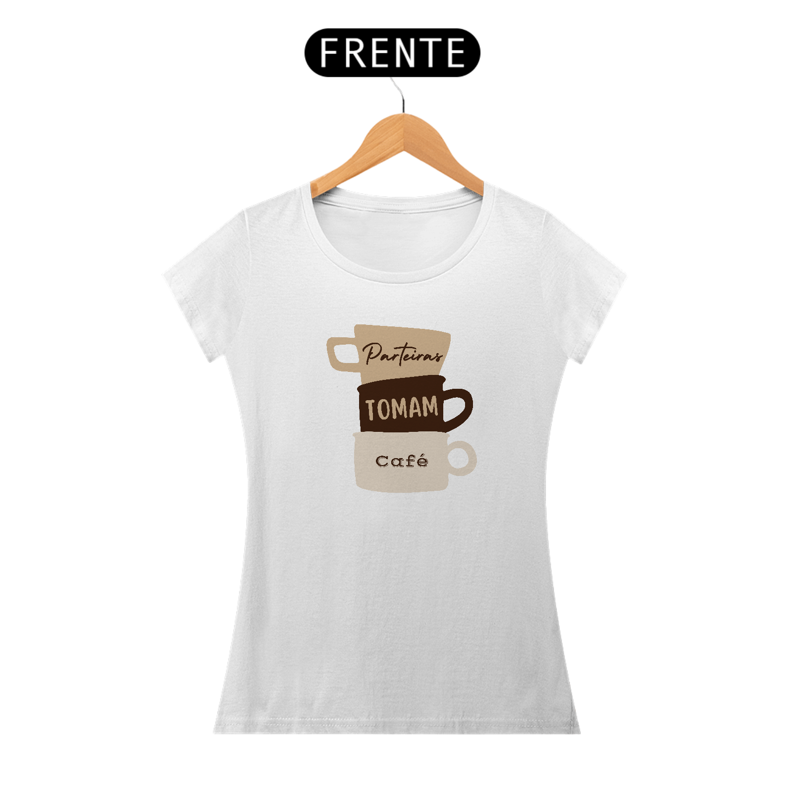 Nome do produto: Baby Look - Parteiras tomam café