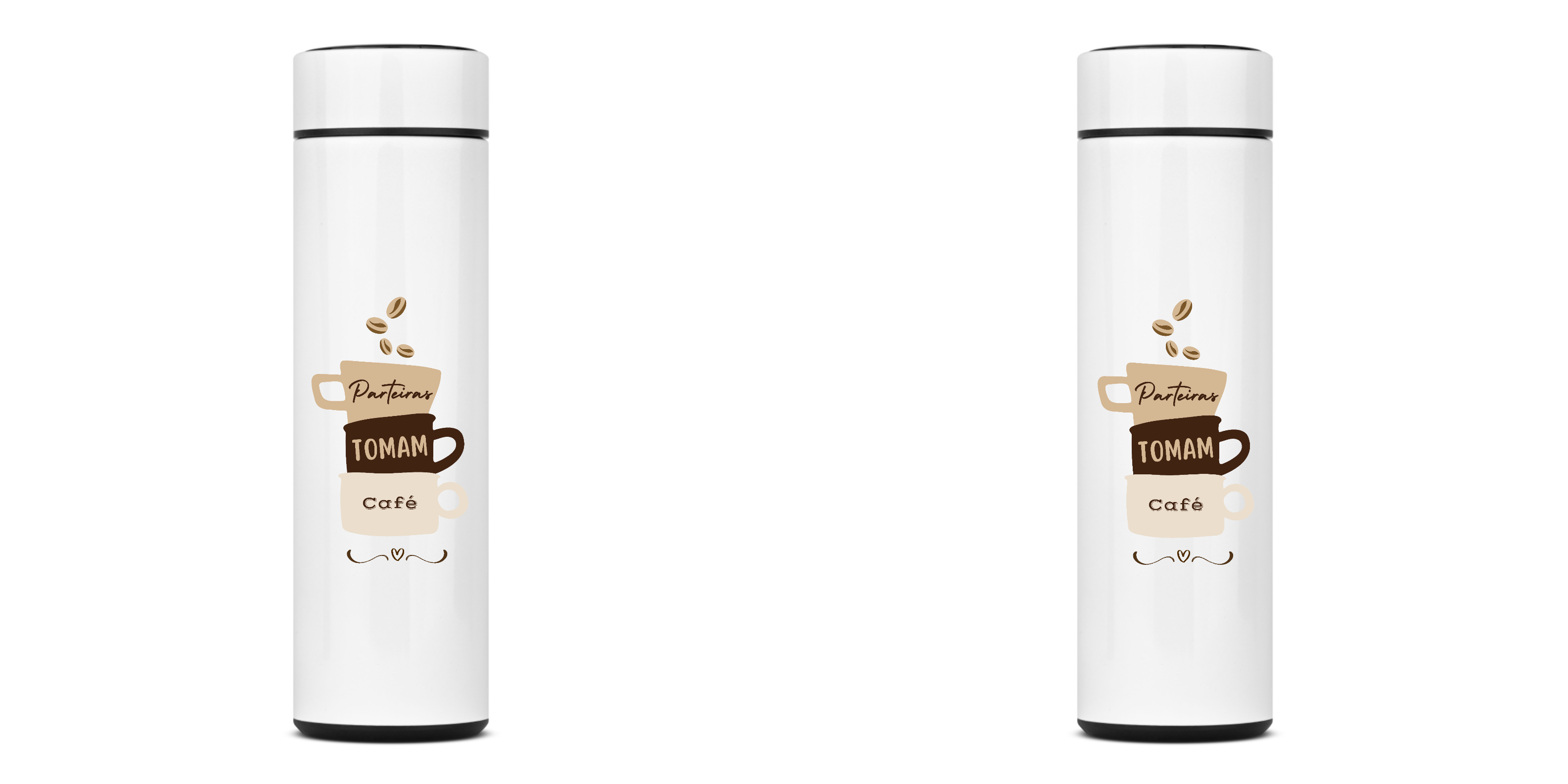 Nome do produto: Garrafa Térmica - Parteiras tomam café