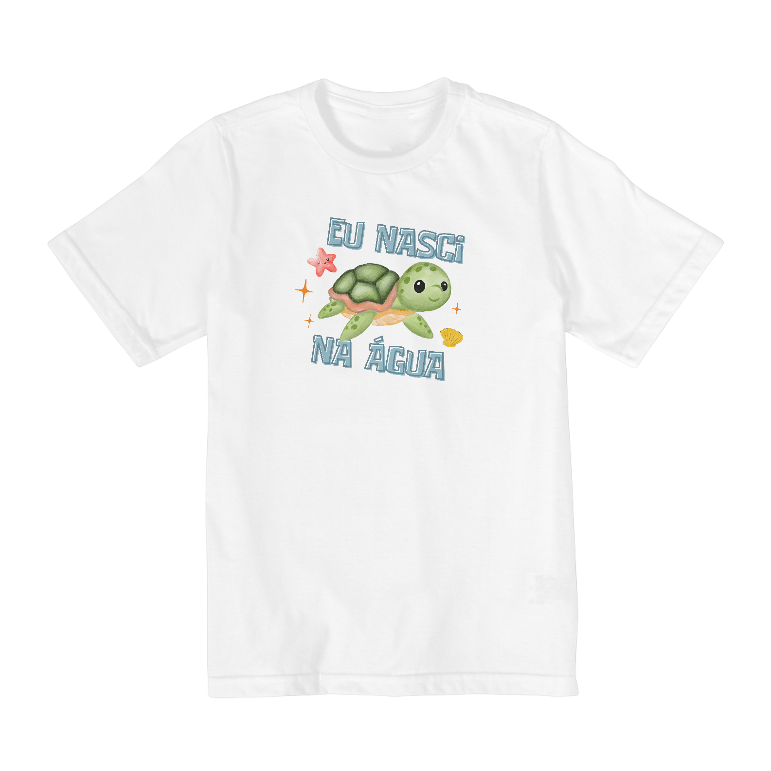 Nome do produto: Camiseta Infantil (10 a 14) - Tartaruga