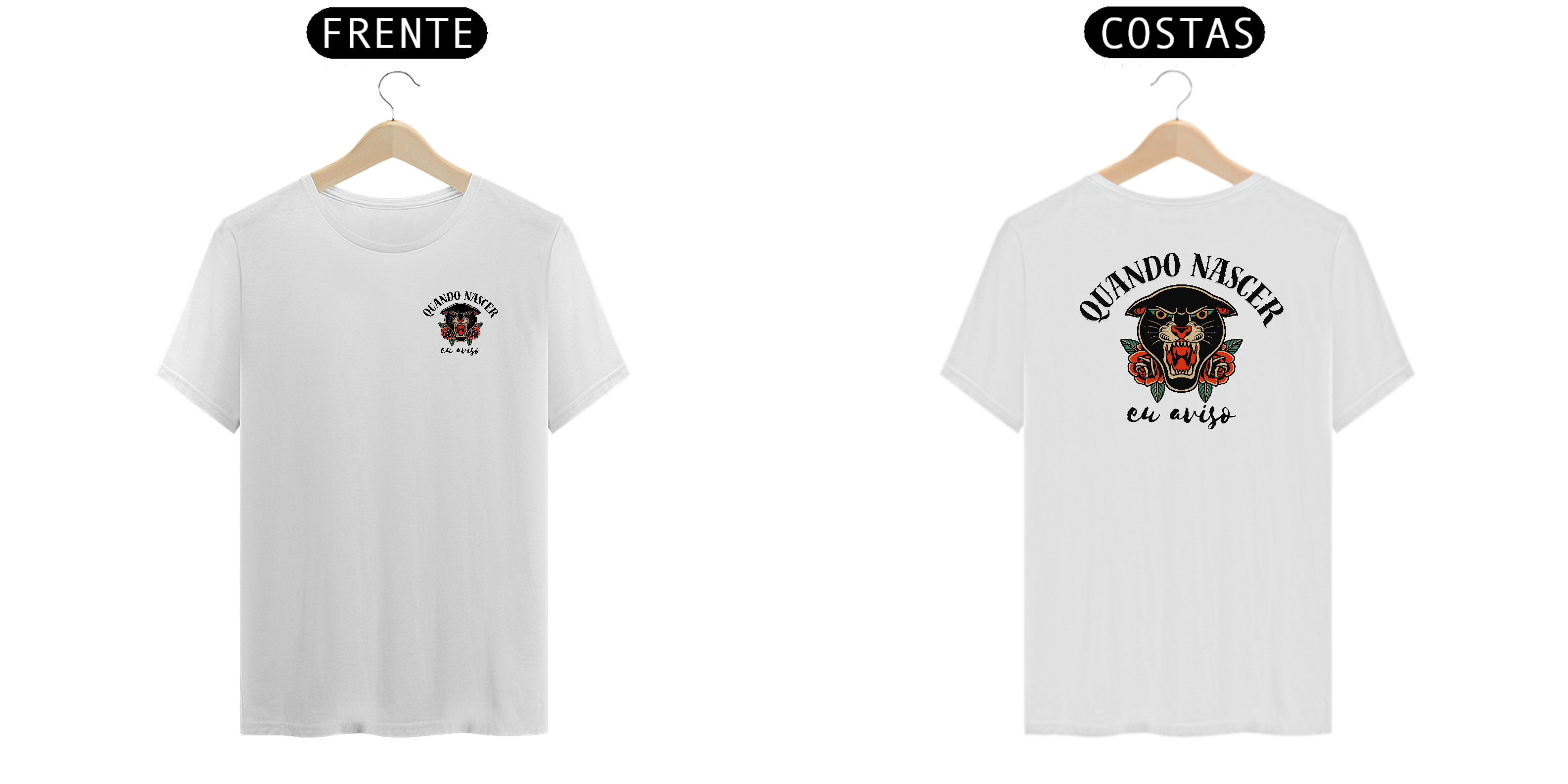 Nome do produto: T-shirt - Quando nascer eu aviso