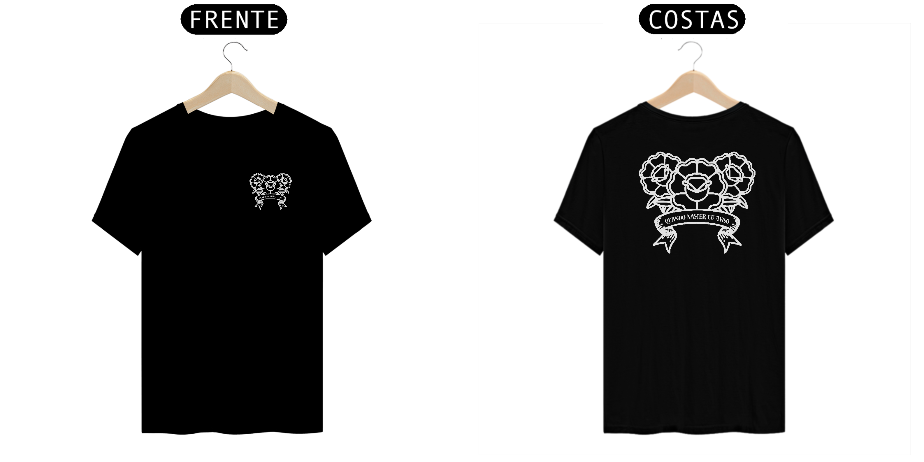 Nome do produto: T-shirt - Quando nascer eu aviso