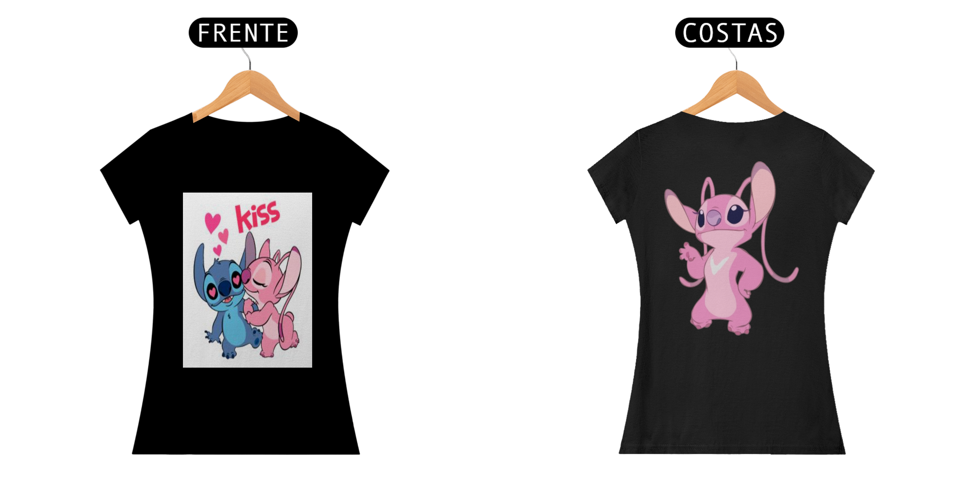 Nome do produto: camiseta feminina kiss 