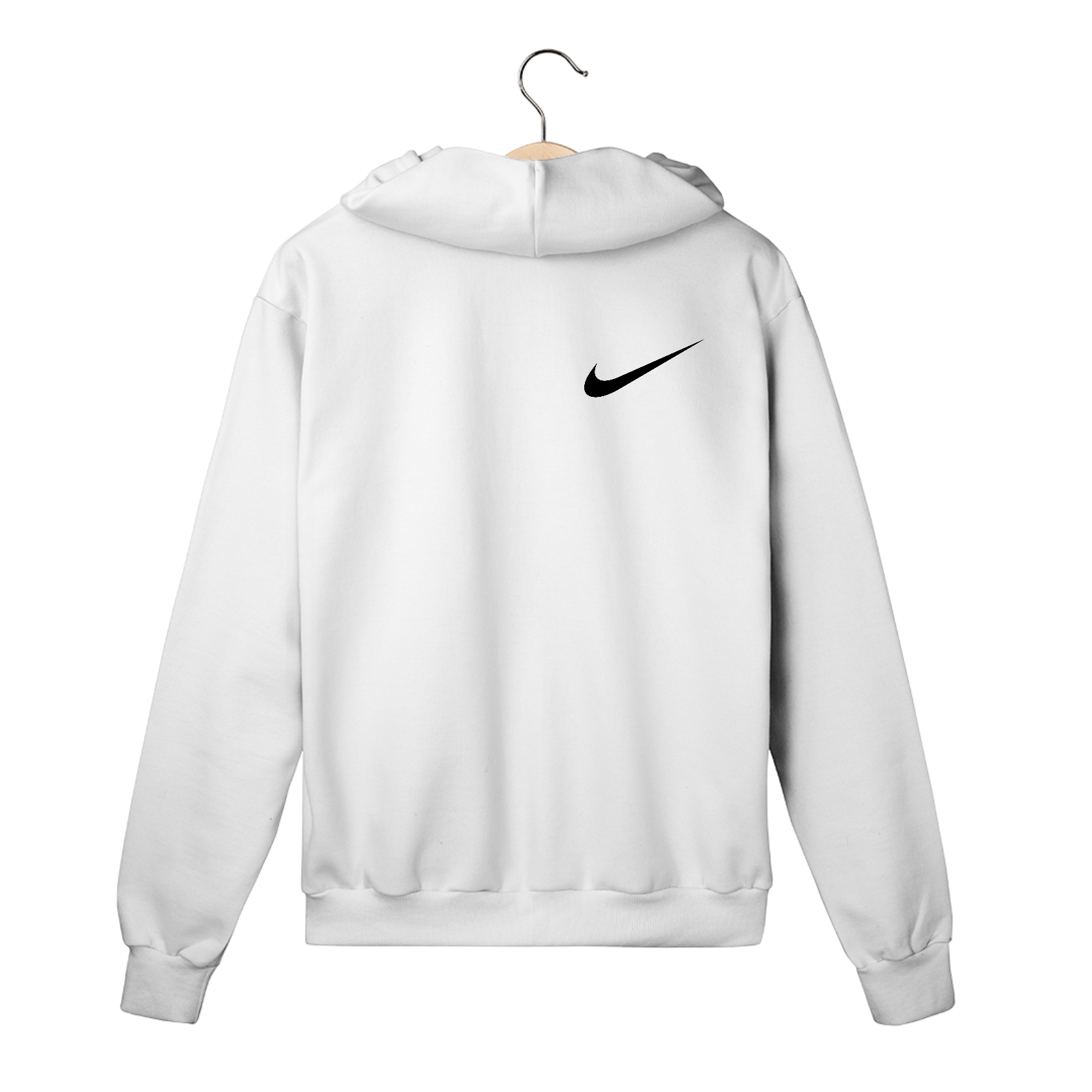 Nome do produto: Moletom Nike Branco Uni - Sex Com Ziper