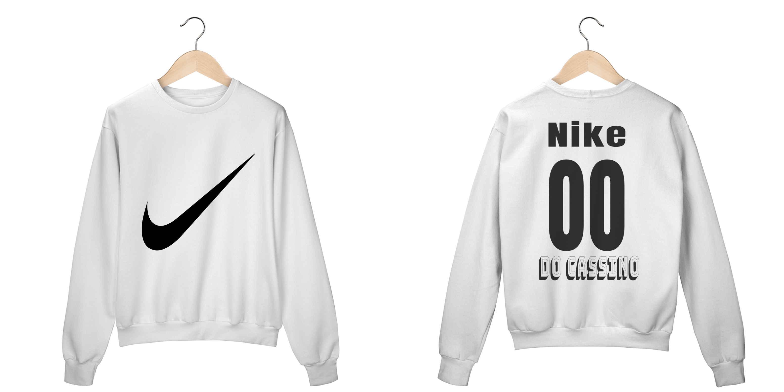 Nome do produto: Moletom Nike Branco 00 Do Cassino Fechado