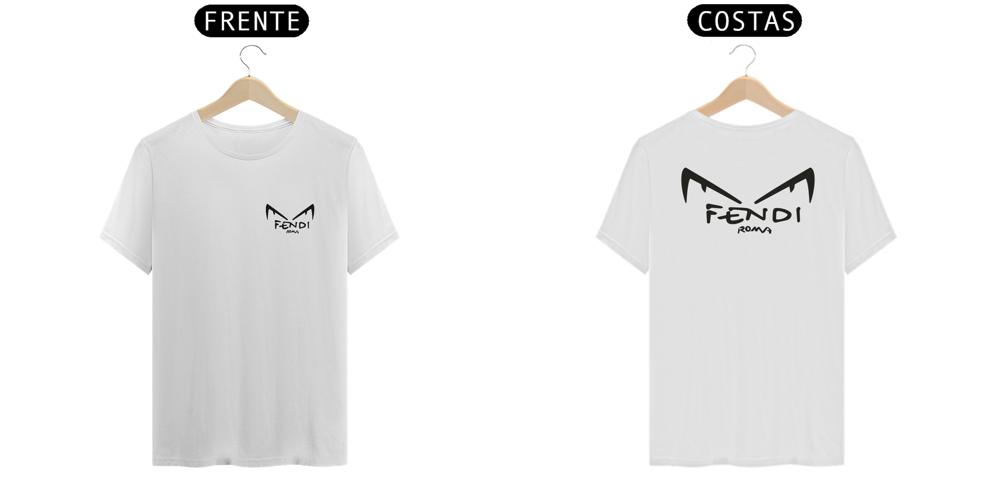 Nome do produto: CamisaT-Shirt Fendi Uni-Sex Prime 