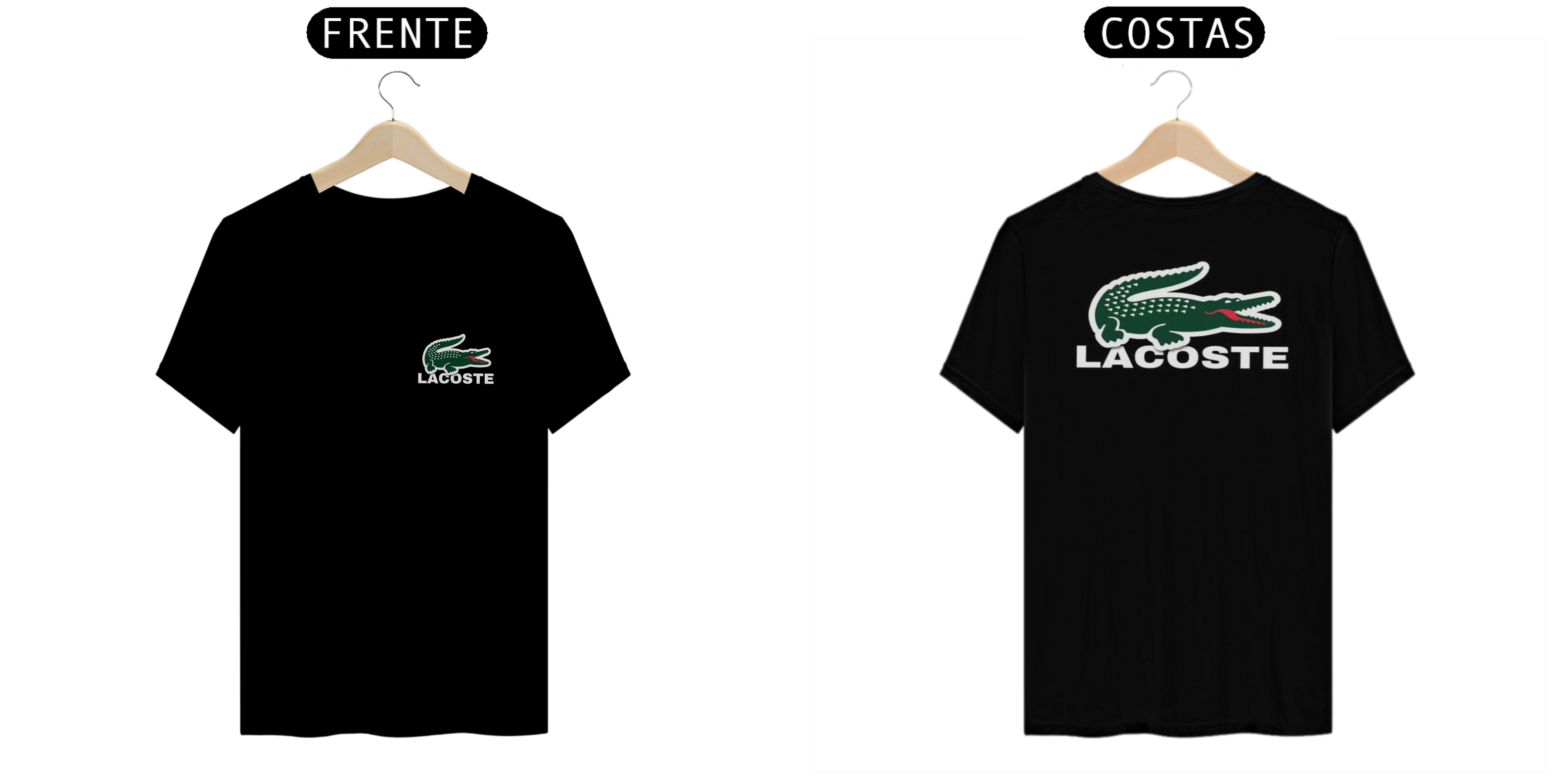 Nome do produto: Camisa T-Shirt Lacoste Prime Black