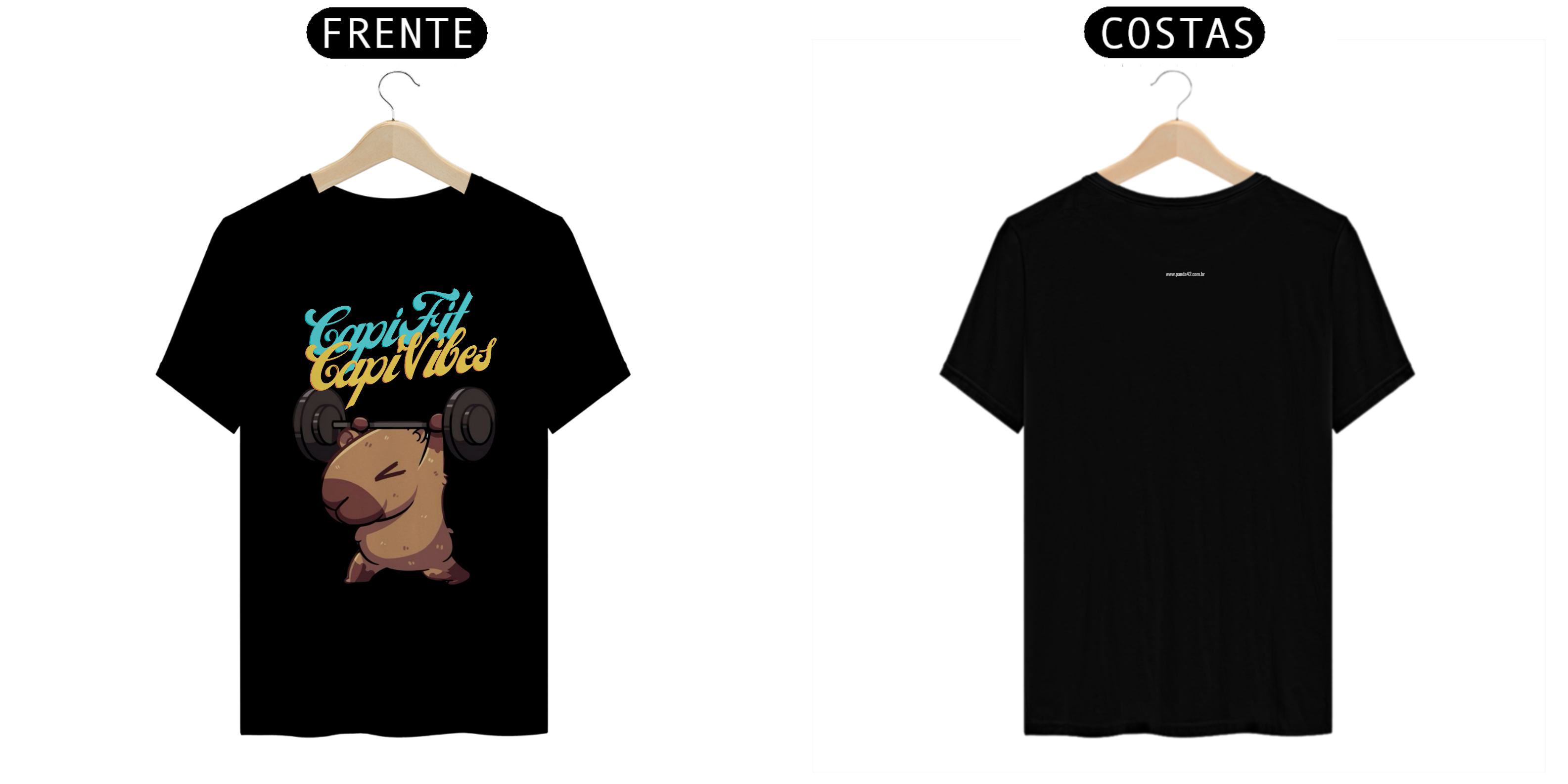 Nome do produto: Camiseta - Capi Fit, Capi Vibes