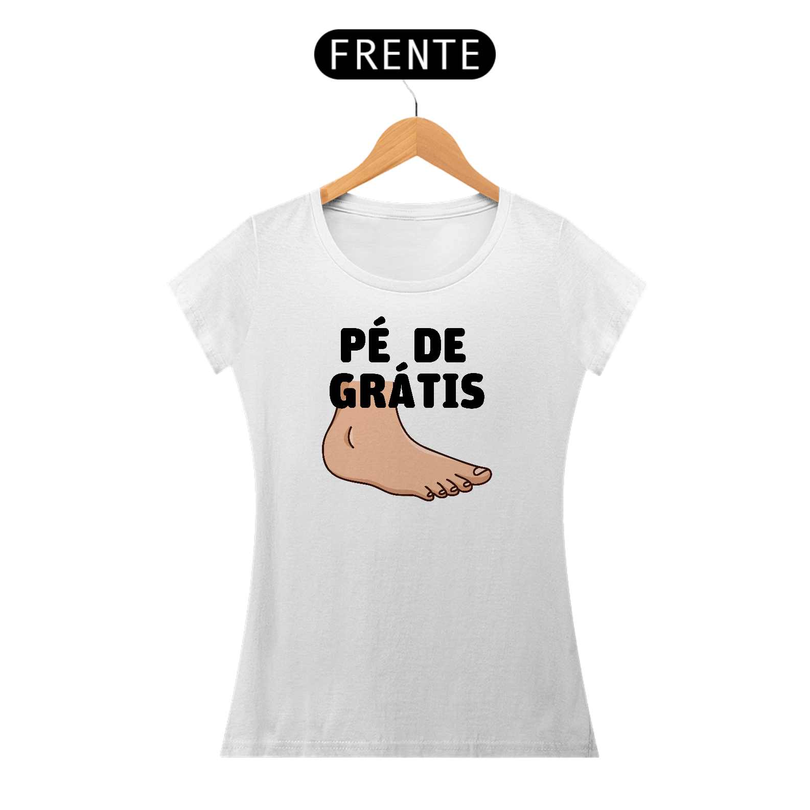 Nome do produto: Camiseta Pé de Grátis