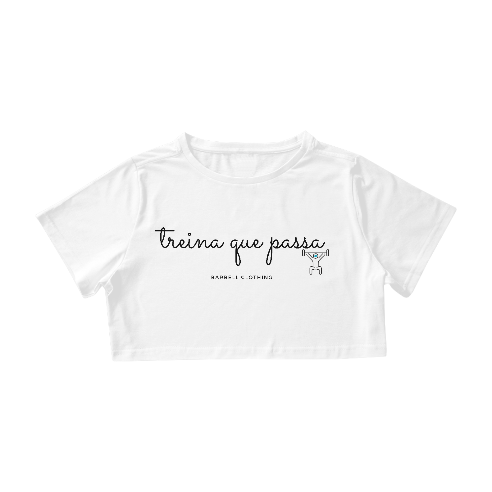 Nome do produto: Cropped Estampa Minimalista