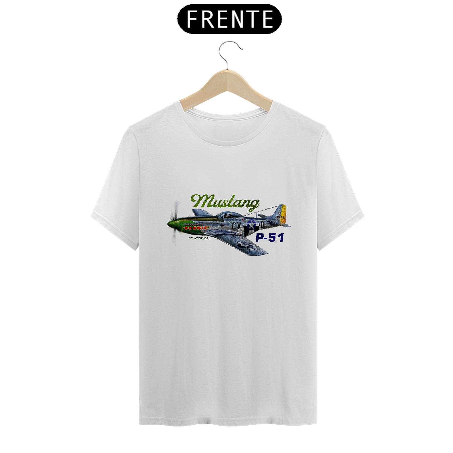 Nome do produto: Camiseta P-51 Mustang