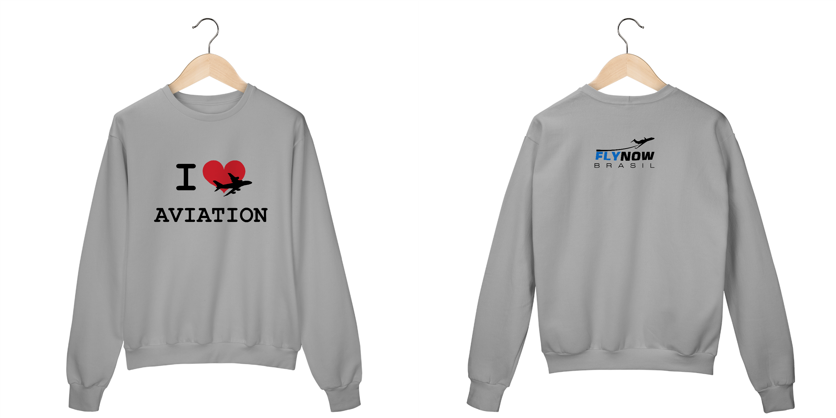 Nome do produto: Moletom I Love Aviation