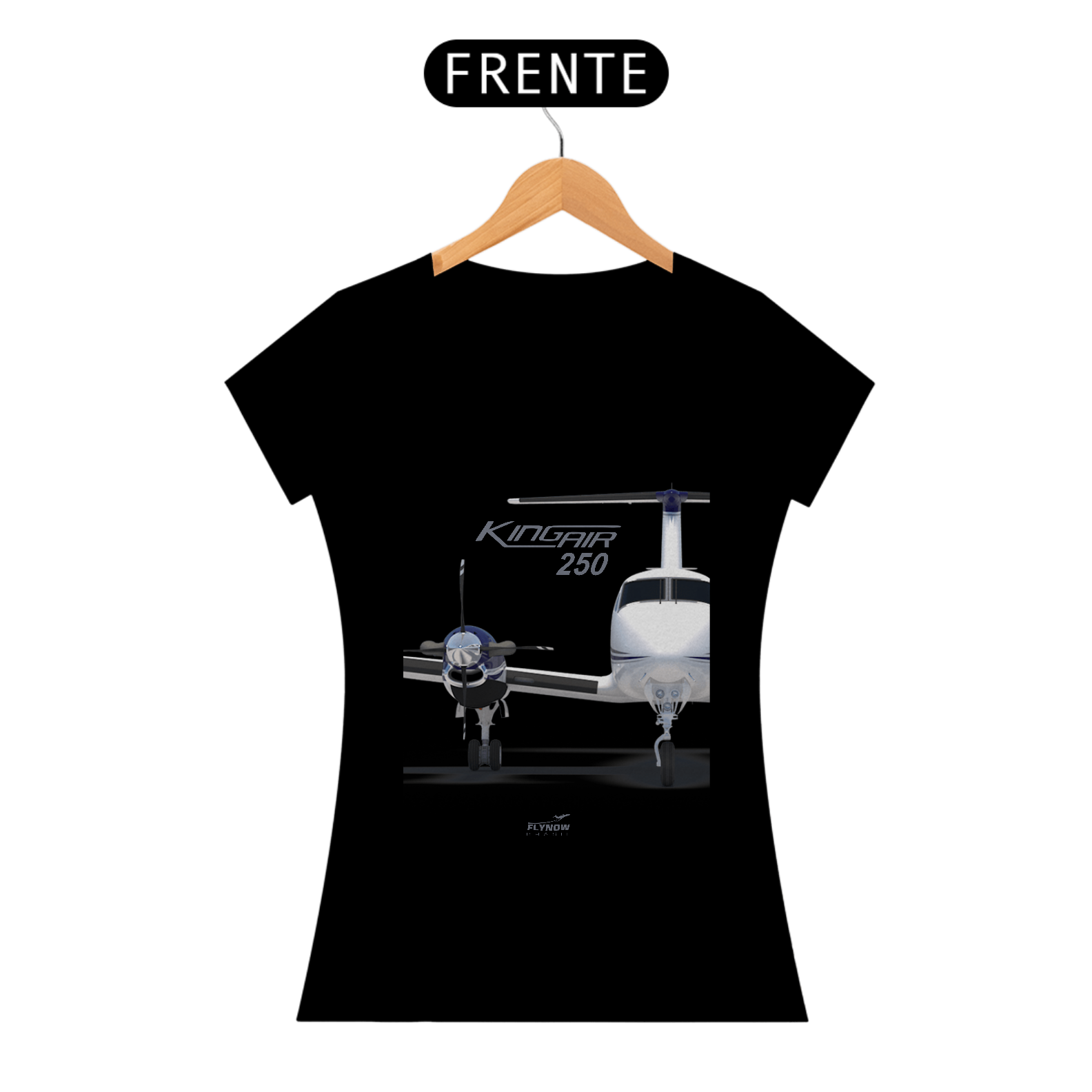 Nome do produto: Camiseta Babylook Beechcraft KingAir 250