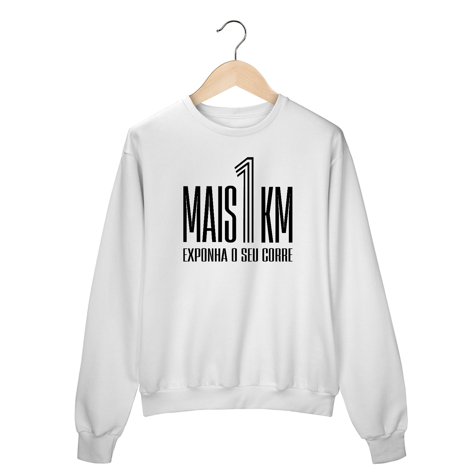 Nome do produto: Moletom Mais1KM – Conforto, Estilo e Calor Para o Seu Corre