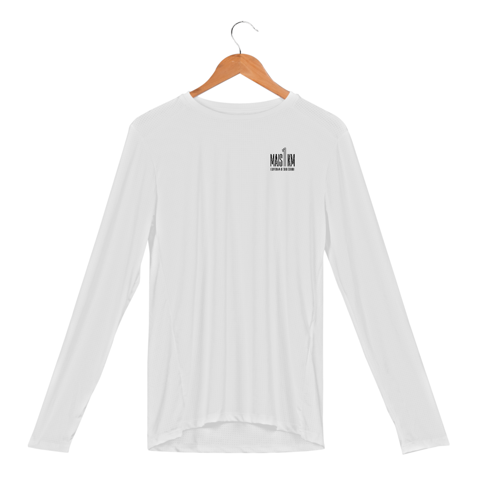 Nome do produto: Camiseta Sport UV Manga Longa Mais1KM – Proteção, Conforto e Performance