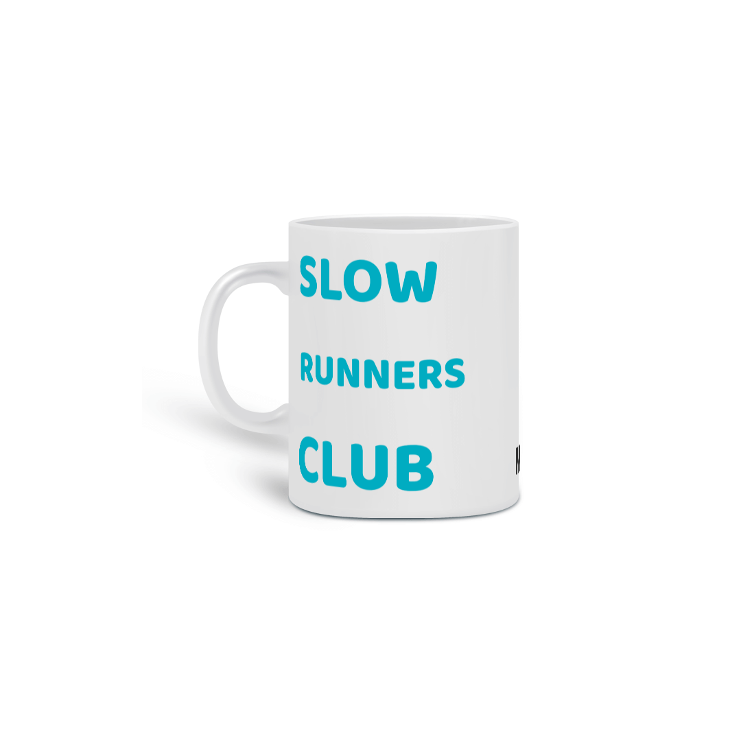 Nome do produto: Caneca Slow Runners Club - Porcelana Branca | Mais1km
