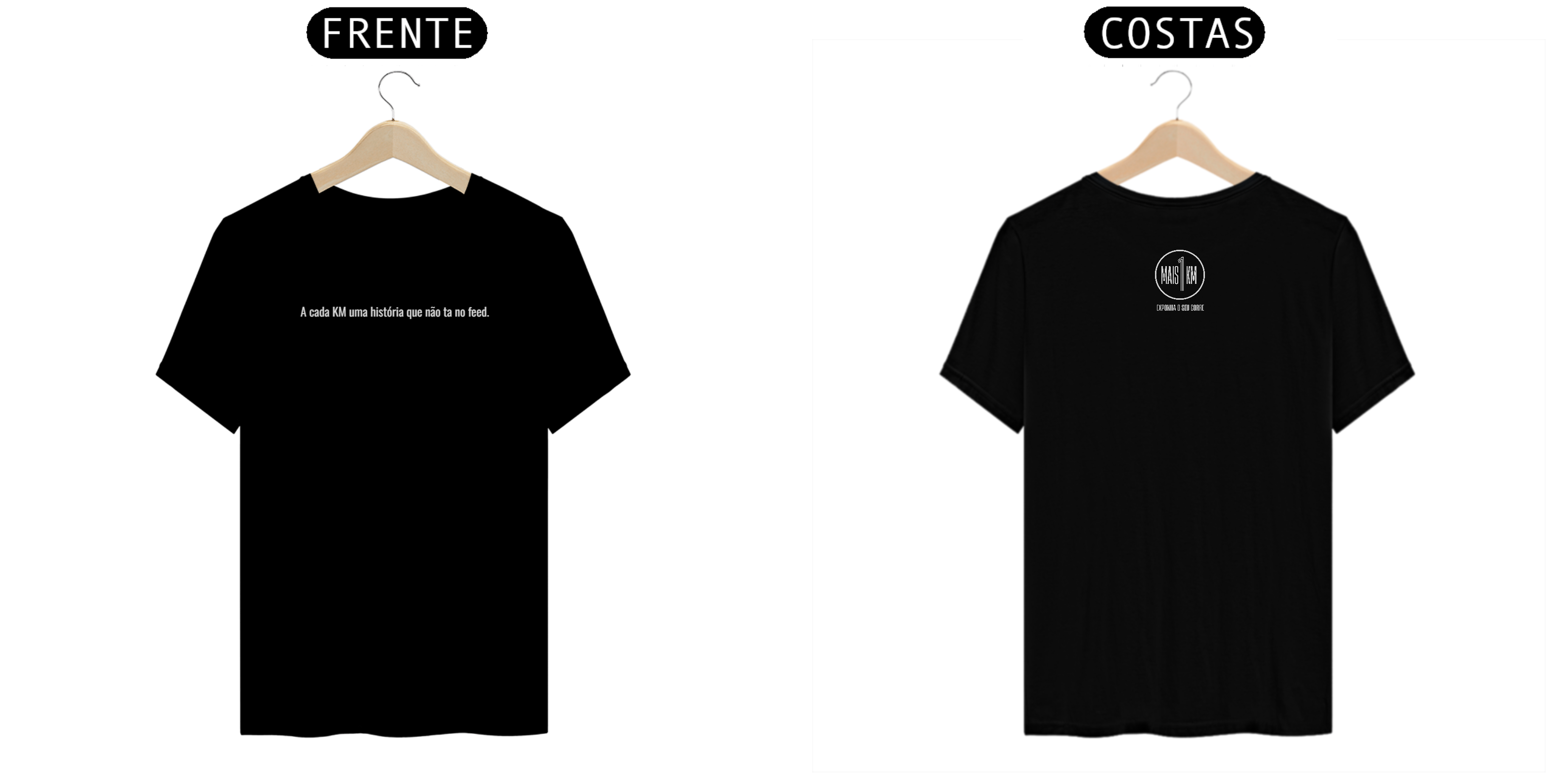 Nome do produto: Camiseta Masculina “História Fora do Feed” – Corrida com Propósito | Linha Prime