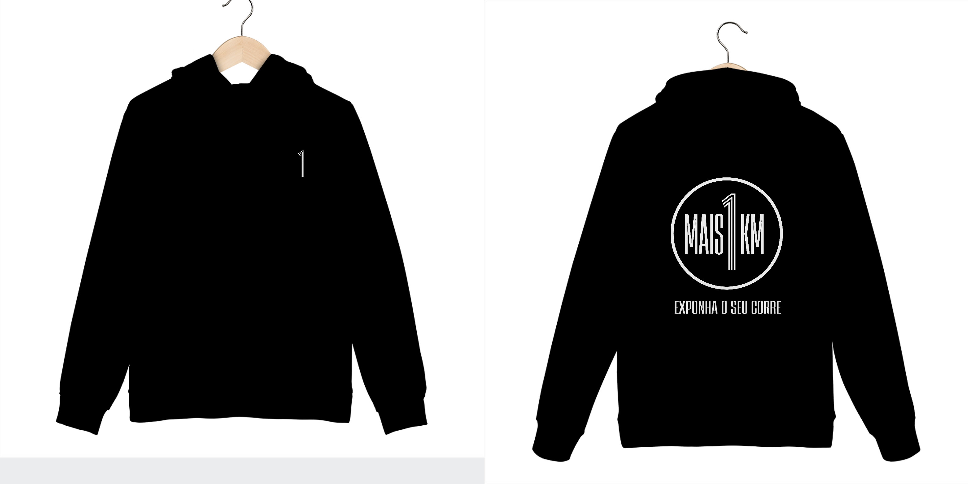 Nome do produto: Moletom Canguru MAIS1KM – Quentinho, Estiloso e Feito pra Quem Corre