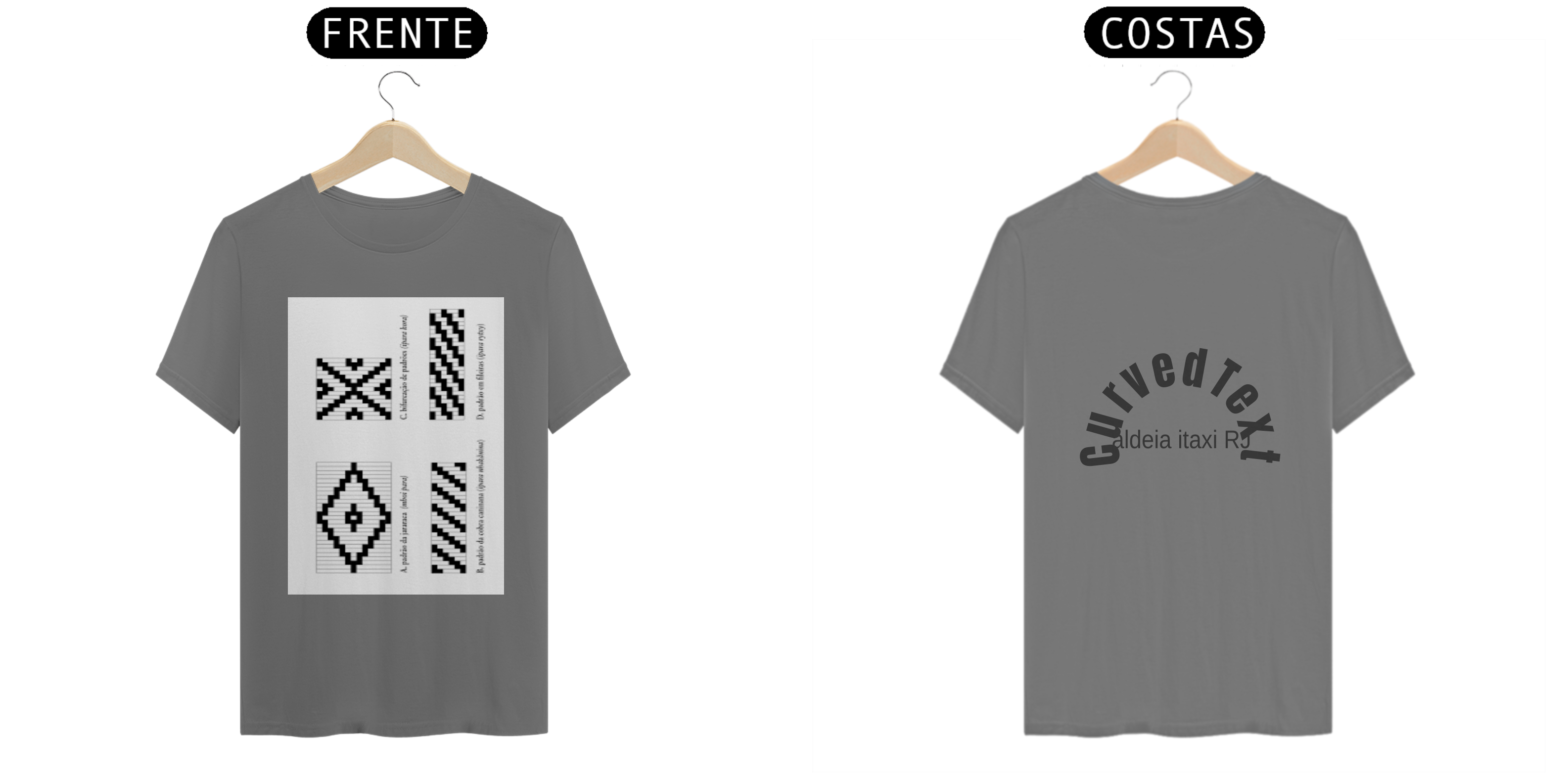 Nome do produto: camiseta grafismo guarani