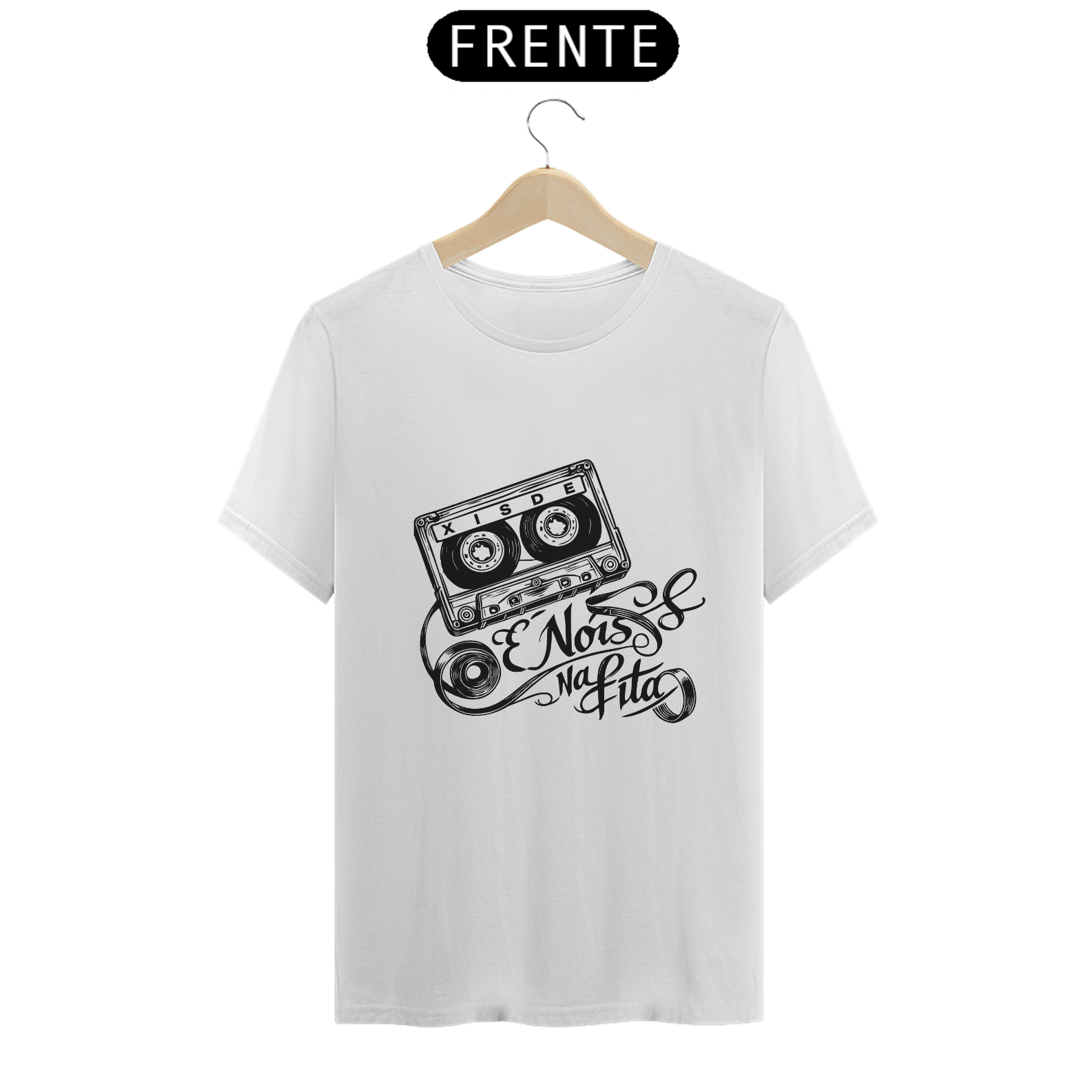 Nome do produto: Camiseta CLASSICA NORMAL  -  É nois na fita - Estilo Autêntico e Brasileiro - Streetwear Autentico xD