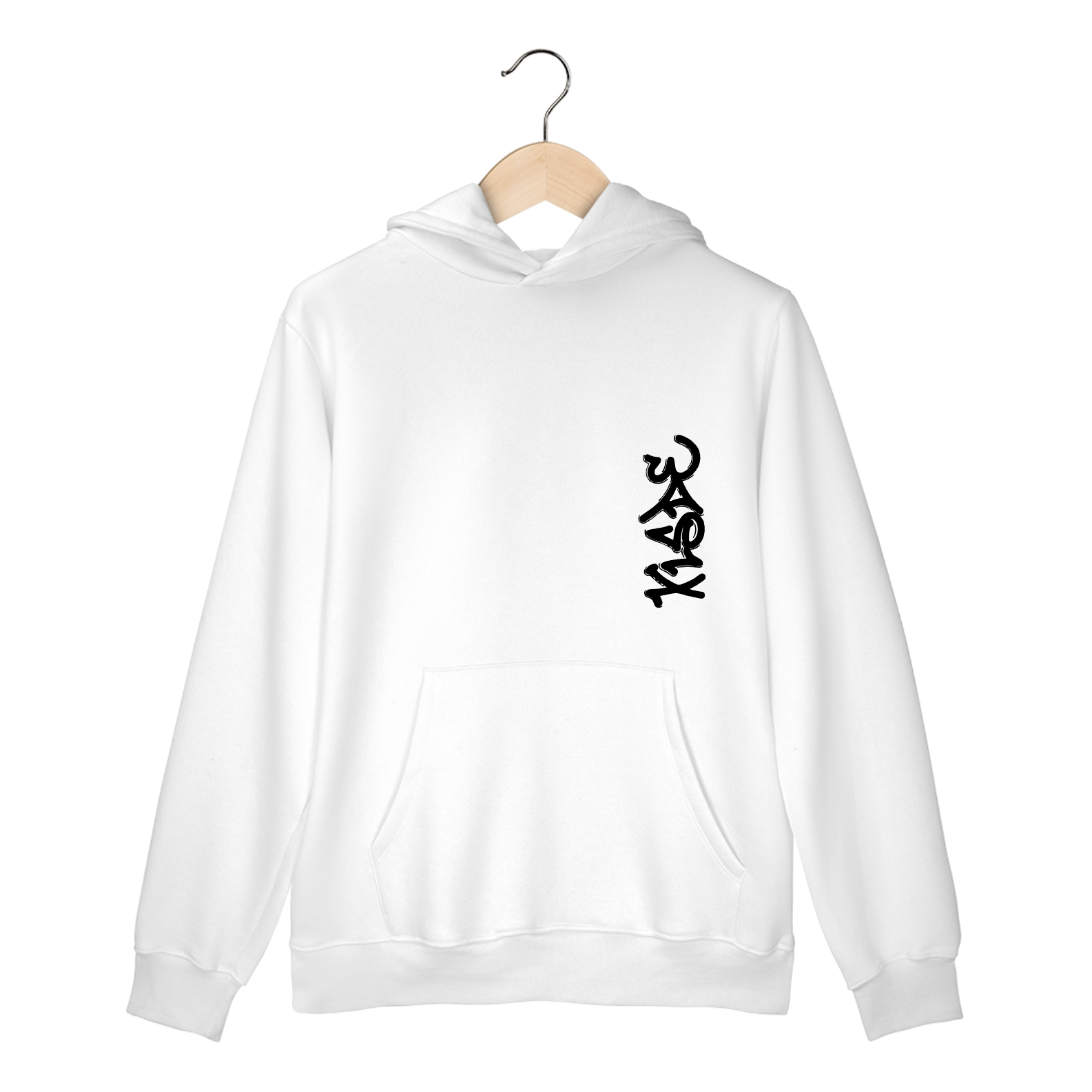 Nome do produto: Moletom Xisde com Logo Lateral em Grafite - Streetwear Autêntico Brasileiro