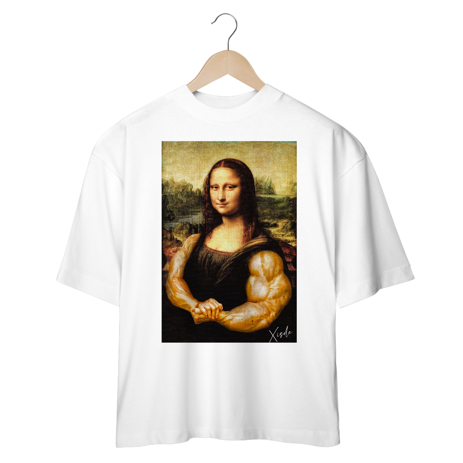 Nome do produto: Camiseta oversize - Monalisa bombada