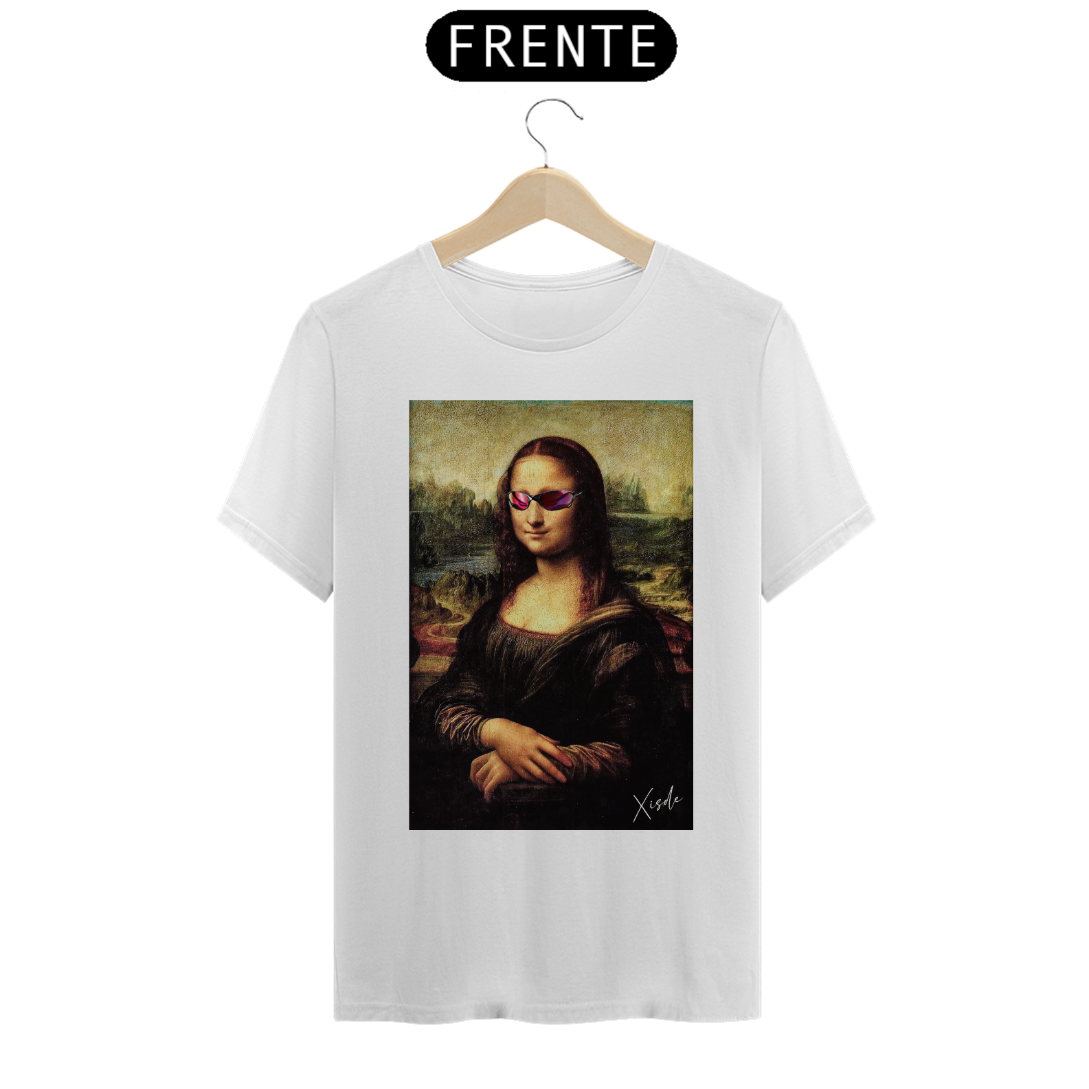 Nome do produto: Camiseta NORMAL Xisde monalisa de juliete