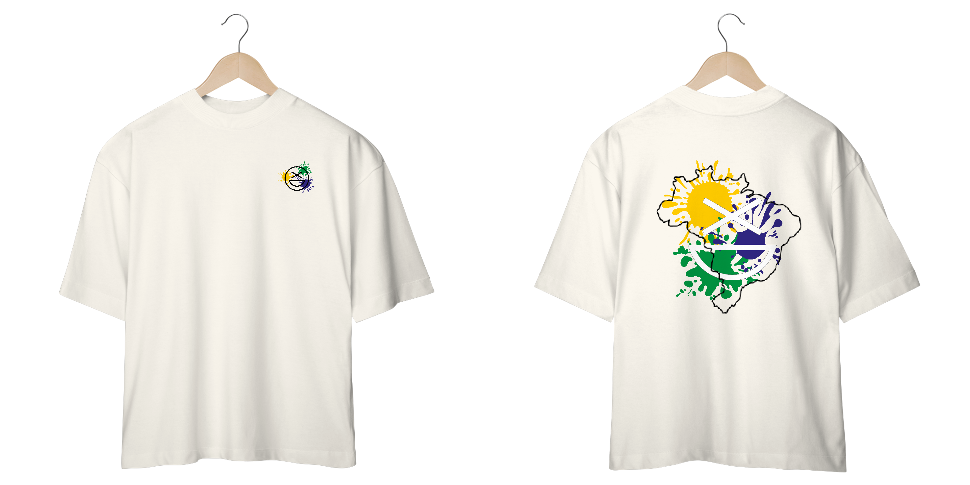 Nome do produto: Cropped Oversize Xisde com Estampa em Grafite - Estilo Urbano e Moderno