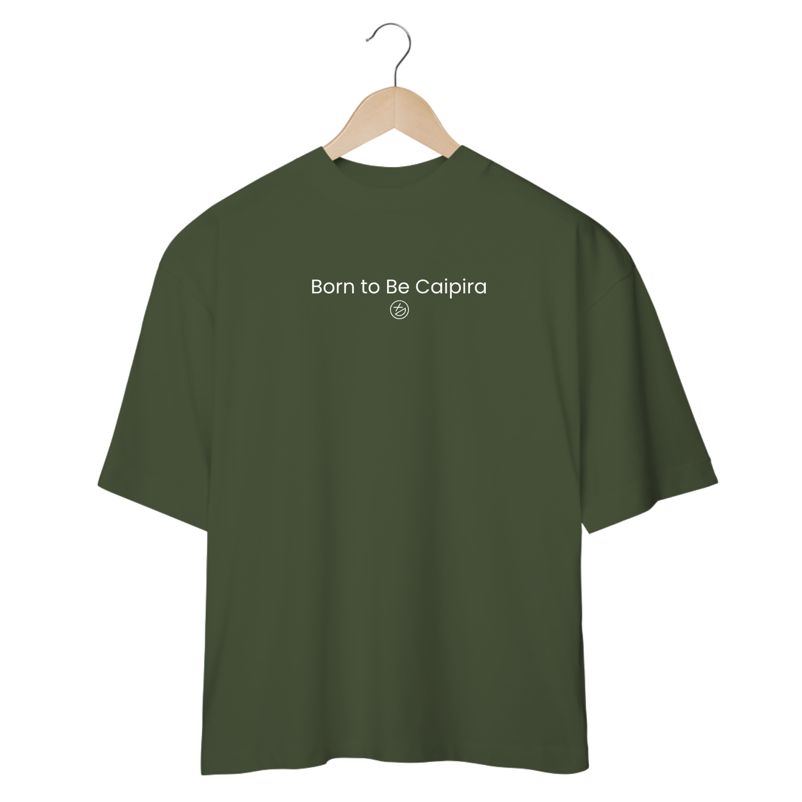 Nome do produto: Camiseta Oversize Xisde - Born to Be Caipira- Streetwear Autêntico Brasileiro
