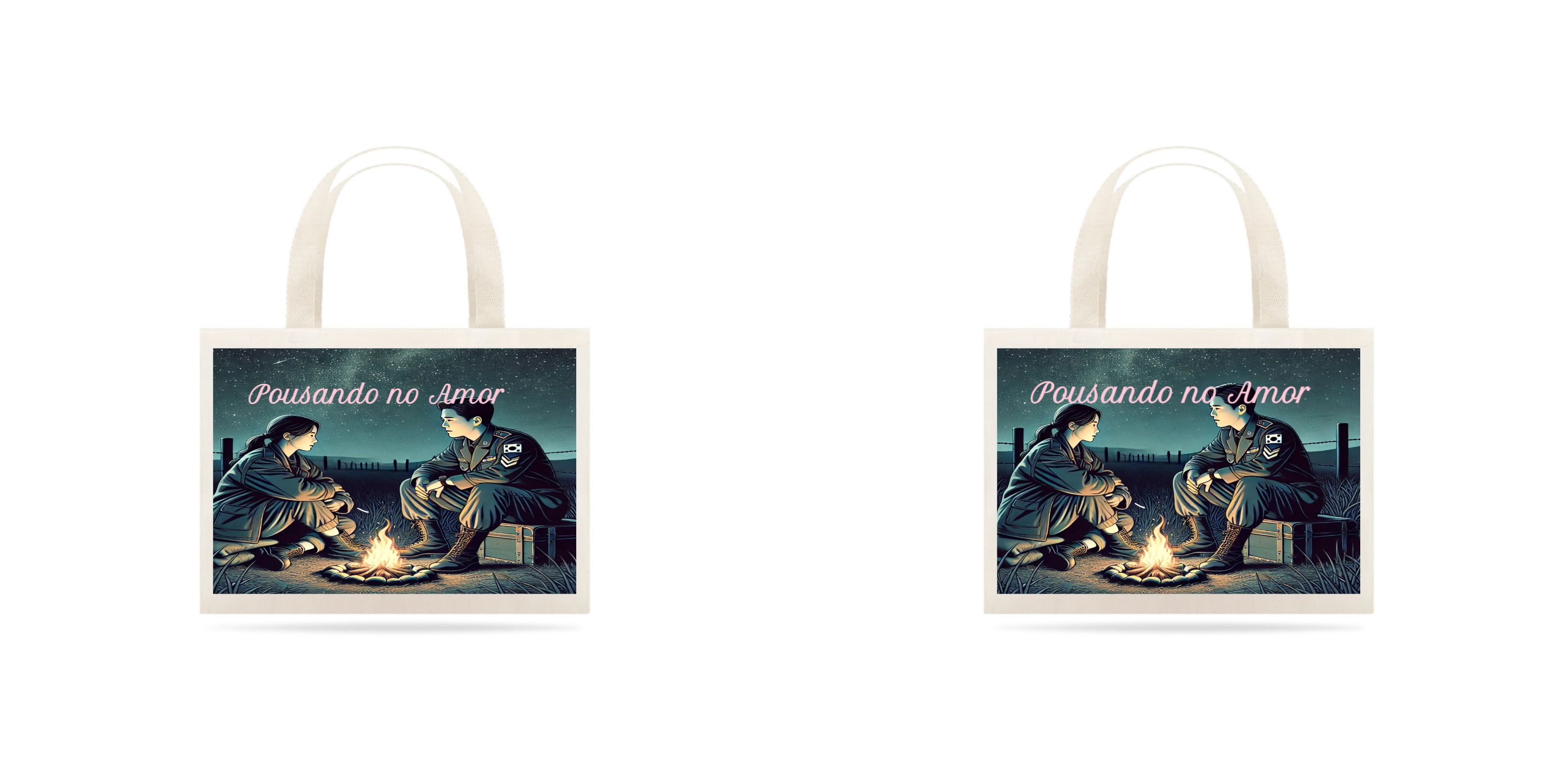 Nome do produto: Ecobag Pousando no Amor