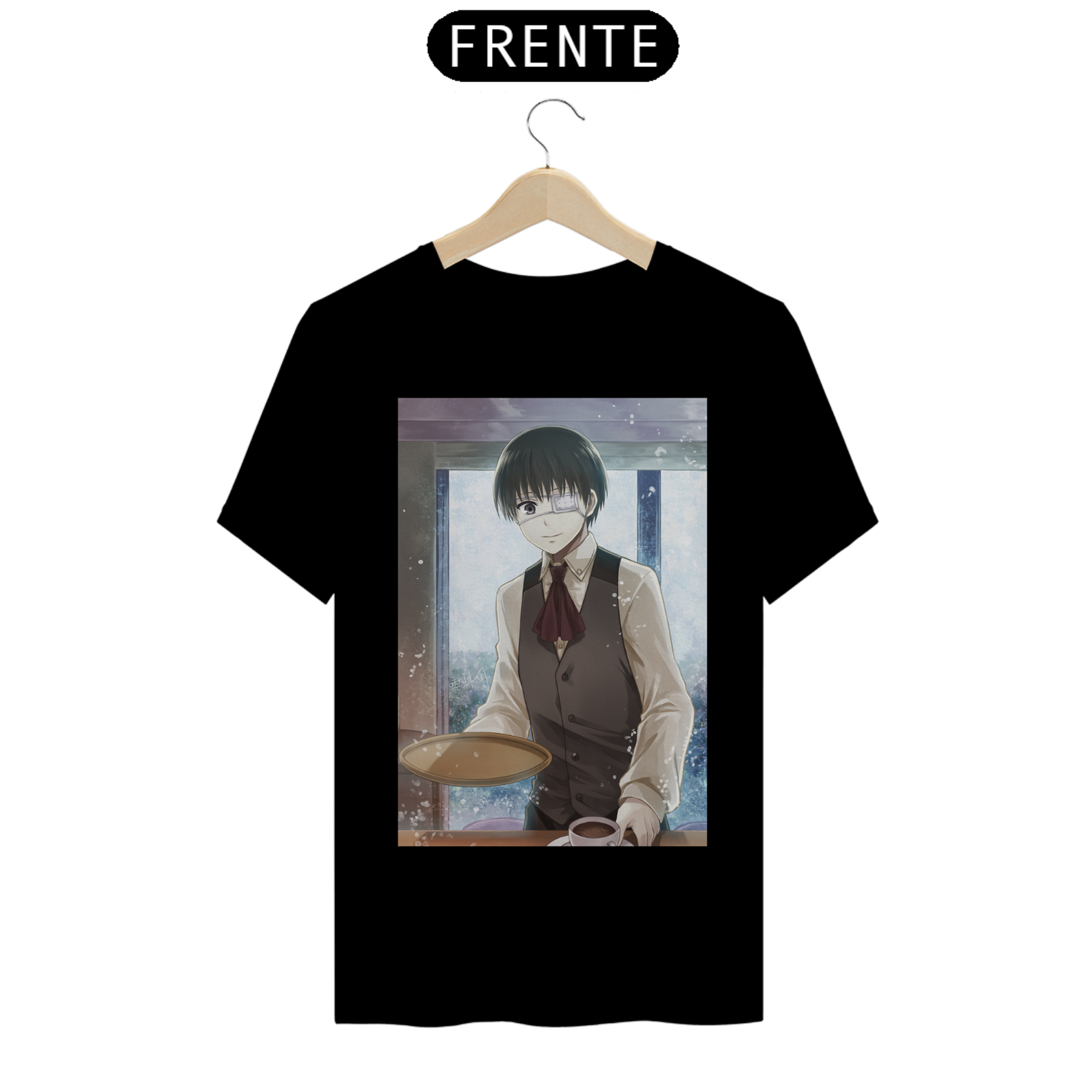 Nome do produto: Camisa Kaneki (Tokyo Ghoul)