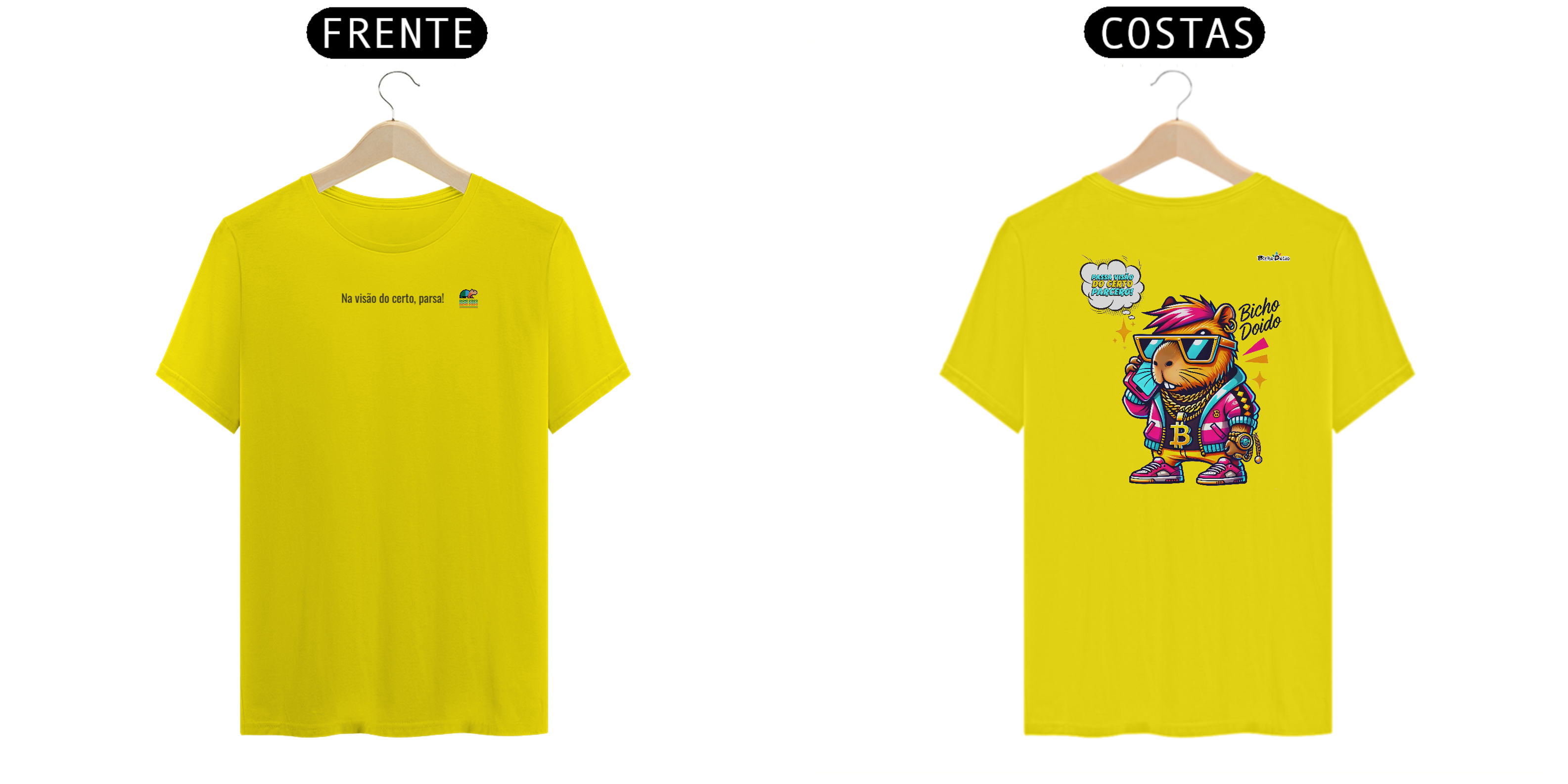 Nome do produto: Camiseta Classic, Passa visão do certo parcero, Bicho Doido